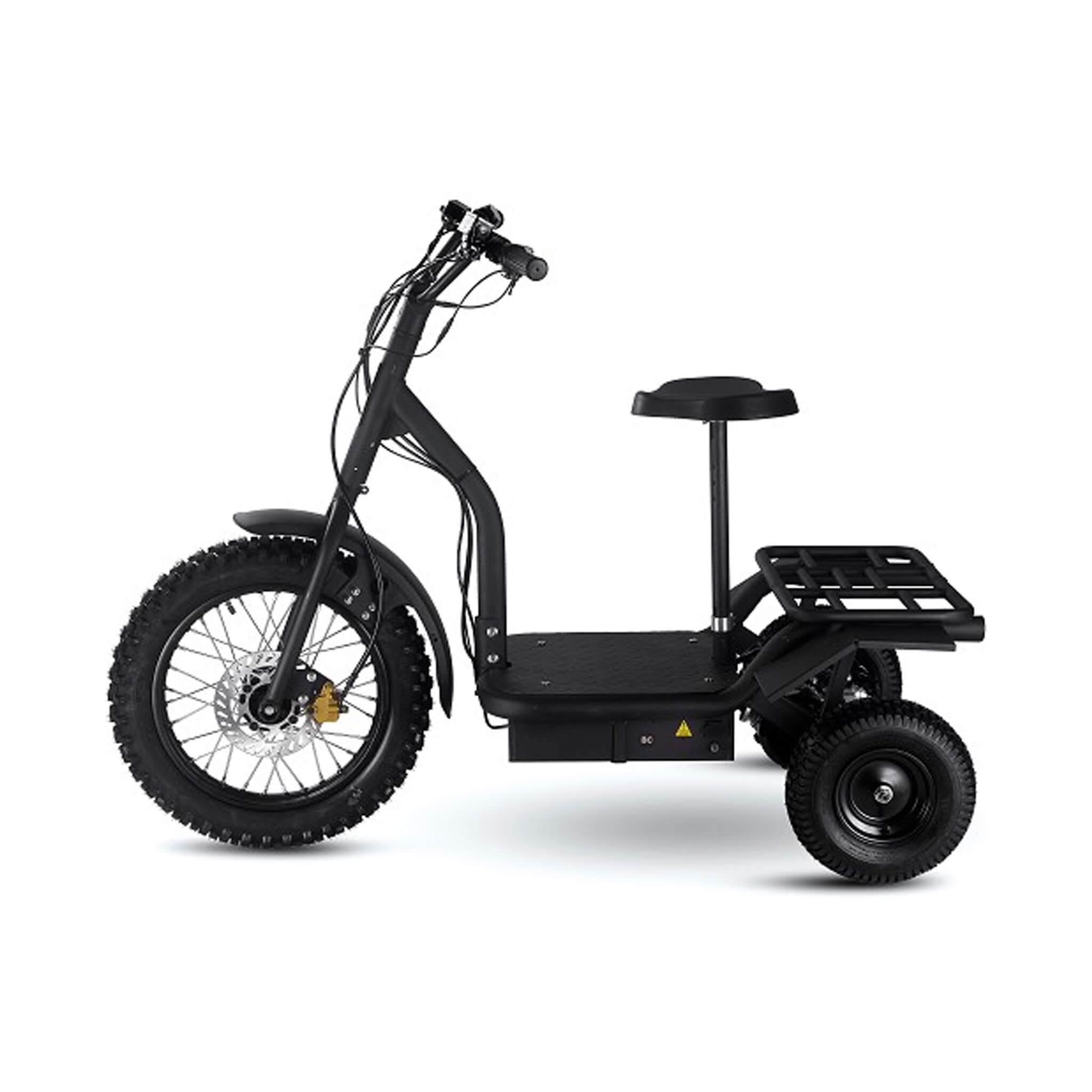 MotoTec 48V 1200W Electric Trike Three Wheel Scooter (SAK70549)
