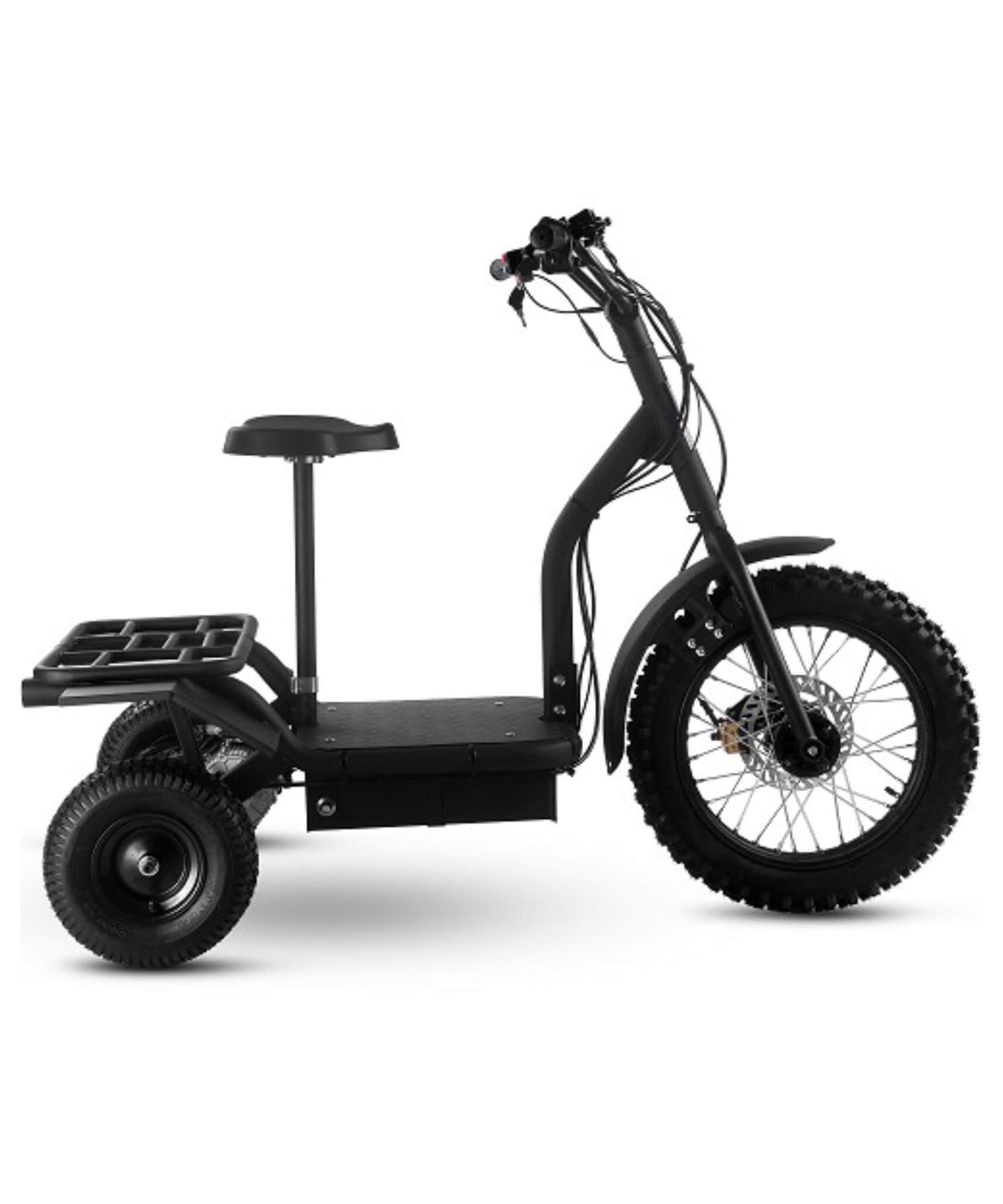 MotoTec 48V 1200W Electric Trike Three Wheel Scooter (SAK70549)