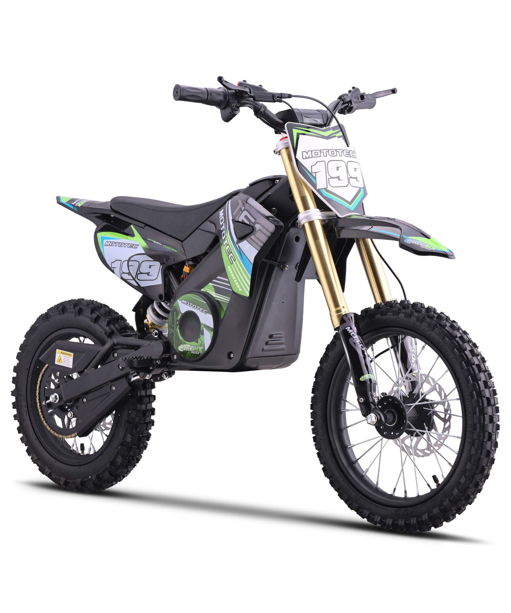 MotoTec 48V 1800W Pro High-Performance Electric Dirt Bike (SAK51948)
