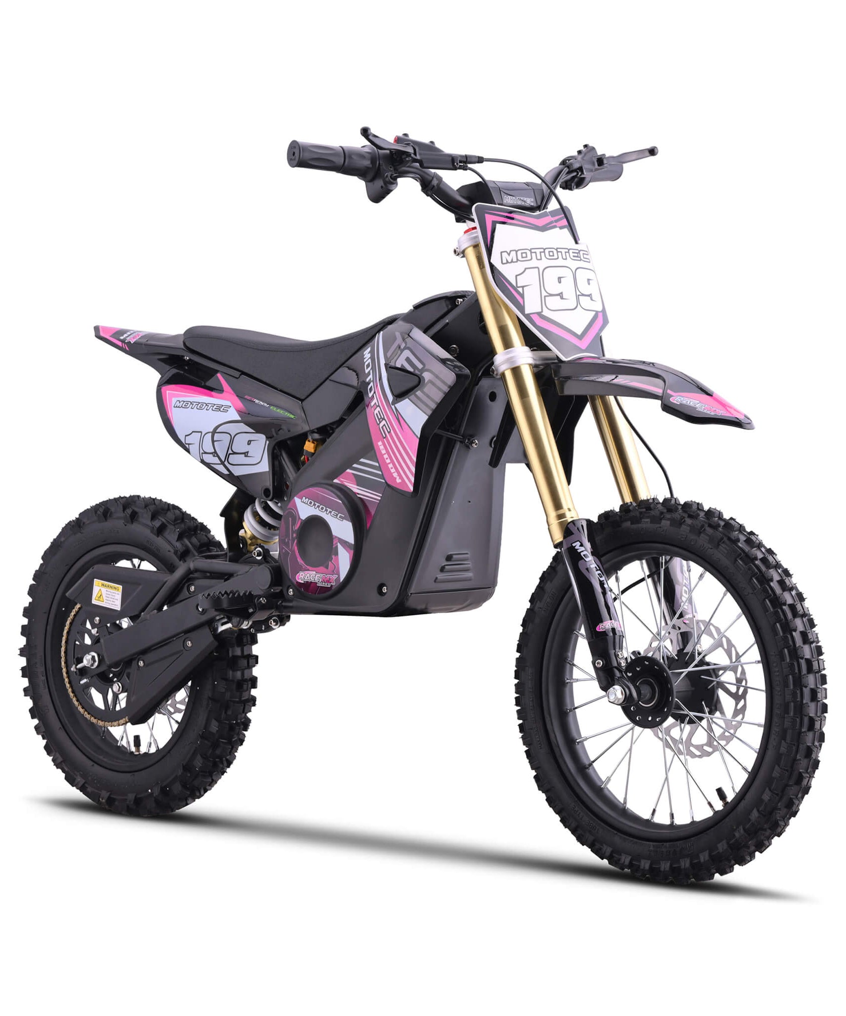 MotoTec 48V 1800W Pro High-Performance Electric Dirt Bike (SAK51948)