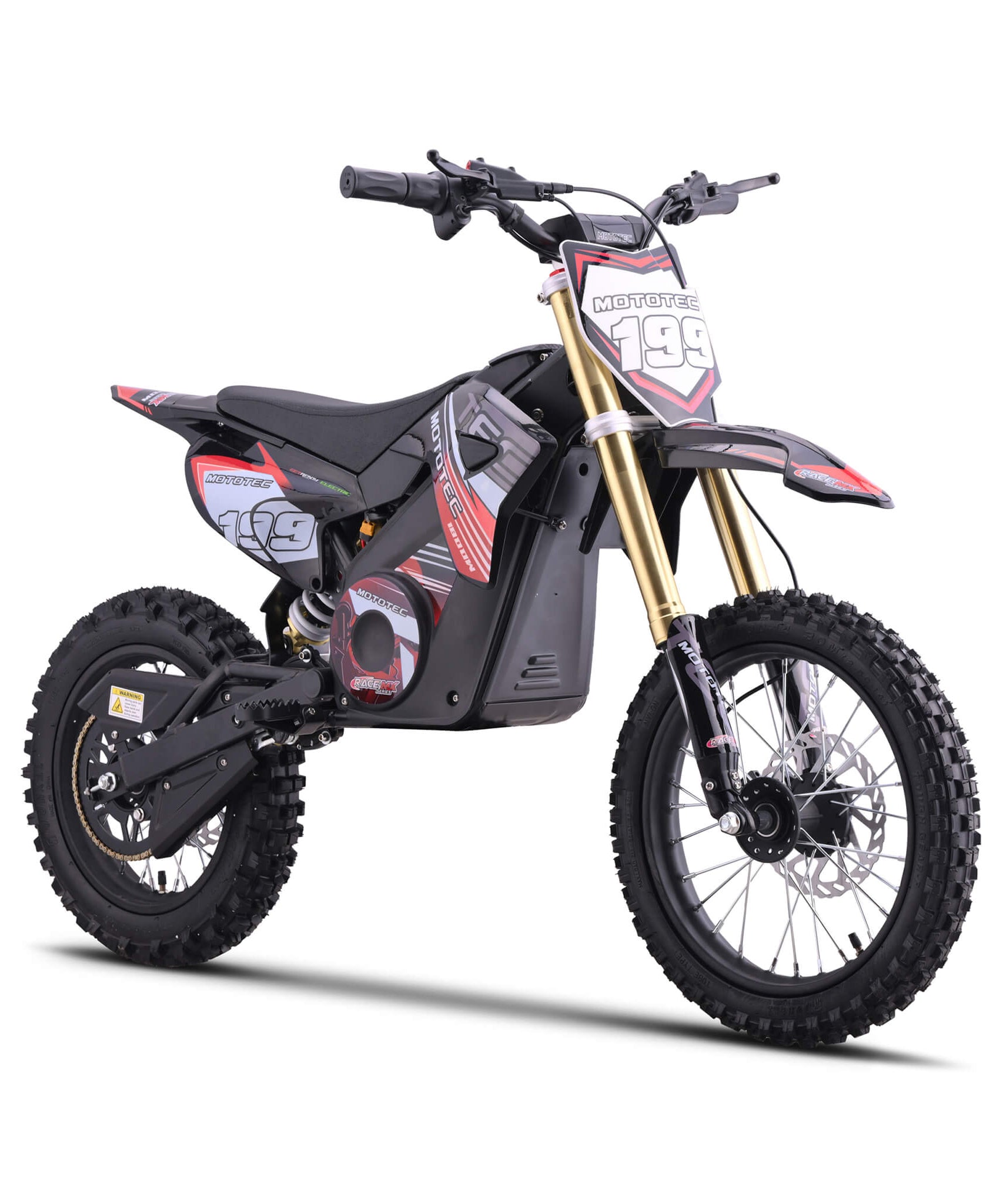 MotoTec 48V 1800W Pro High-Performance Electric Dirt Bike (SAK51948)