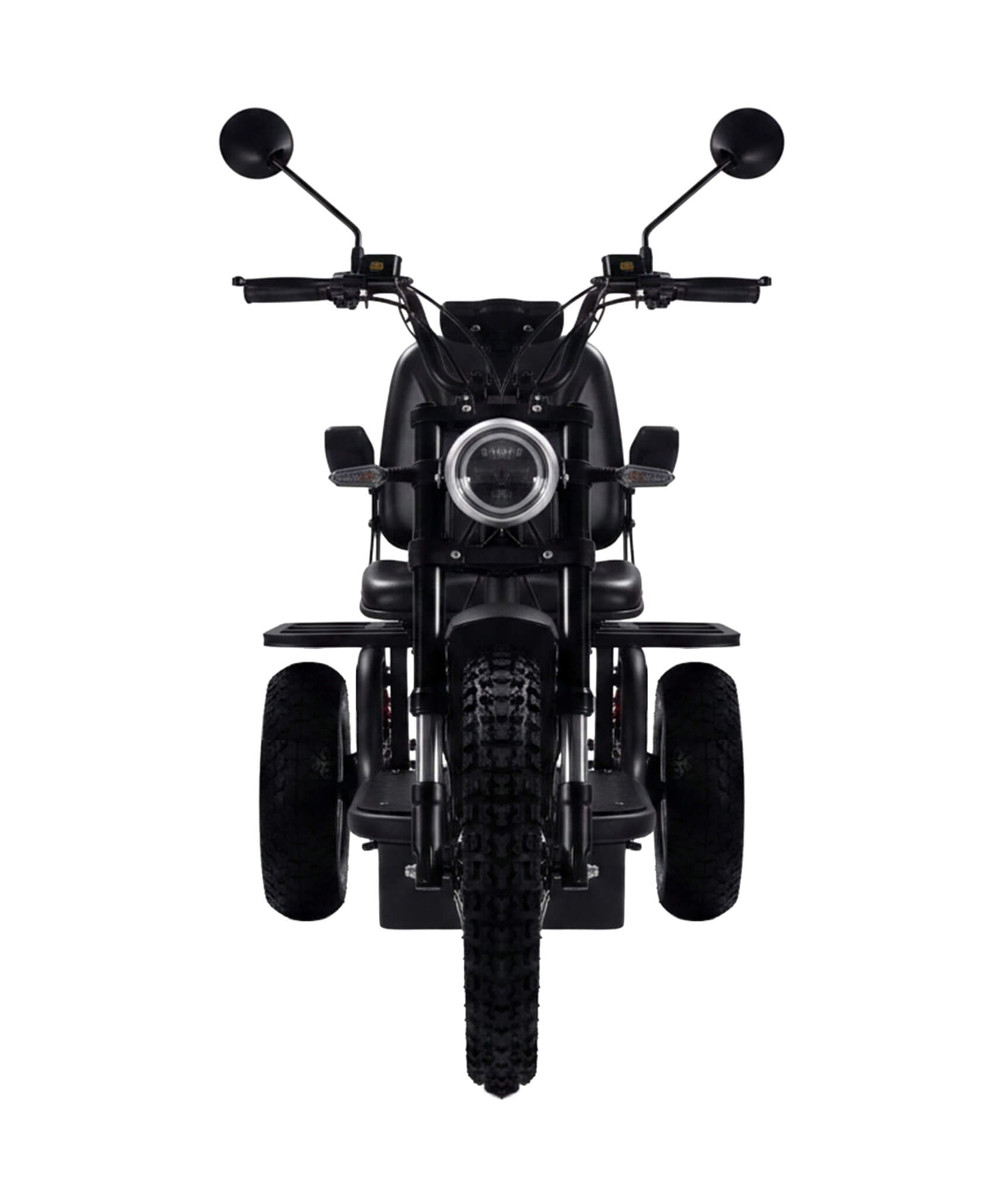 MotoTec 60V 1800W Black Three-Wheel Electric Scooter (SAK86025)