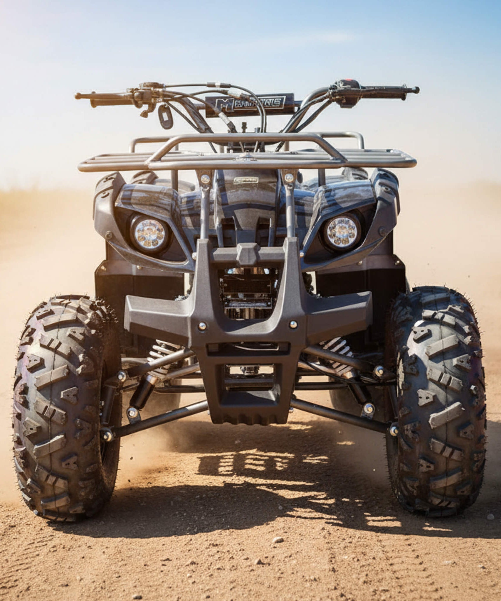 MotoTec Bull 125CC 4-Stroke Mini Kids 4-Wheeler Gas ATV Quad (SAK64813)