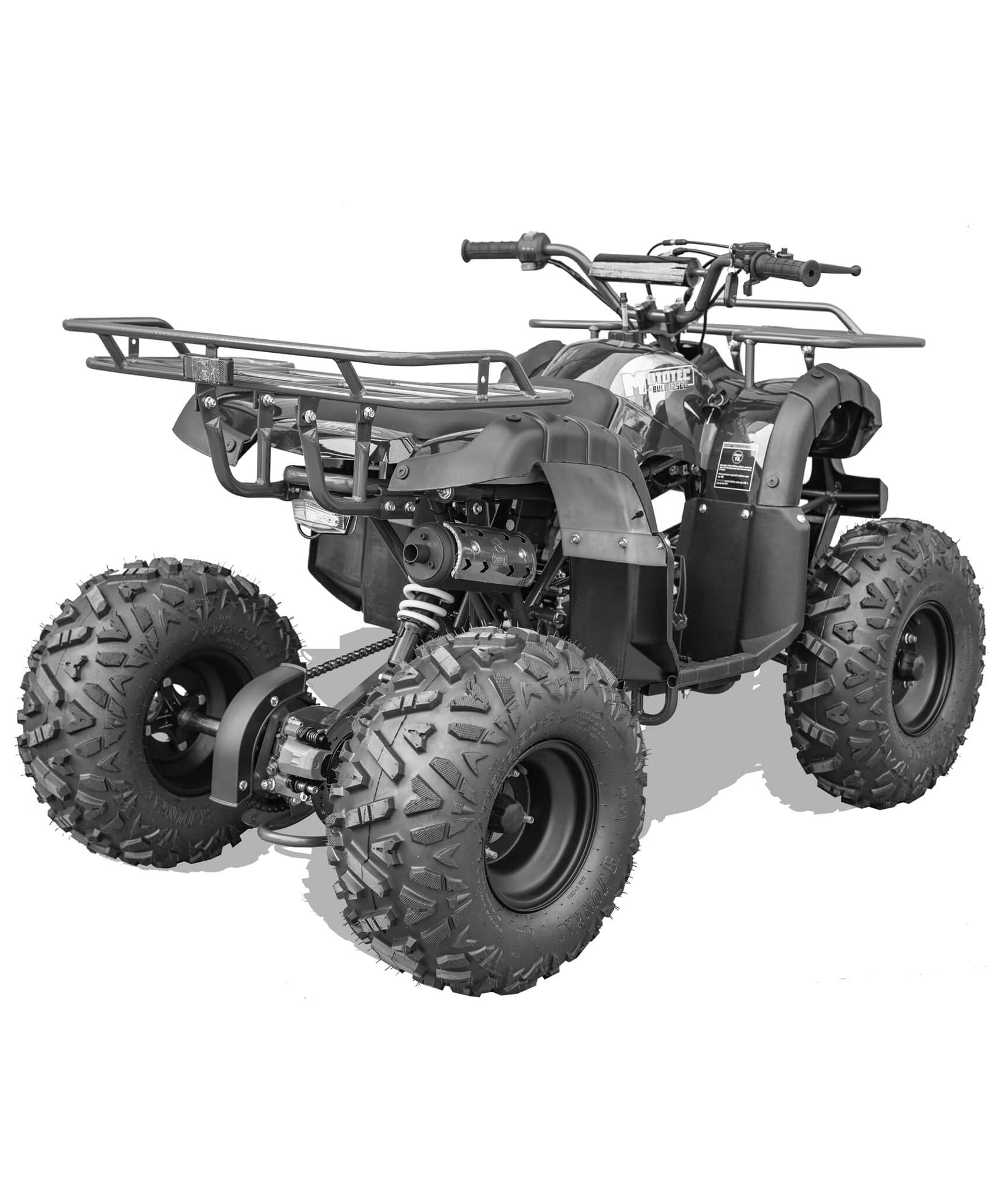 MotoTec Bull 125CC 4-Stroke Mini Kids 4-Wheeler Gas ATV Quad (SAK64813)