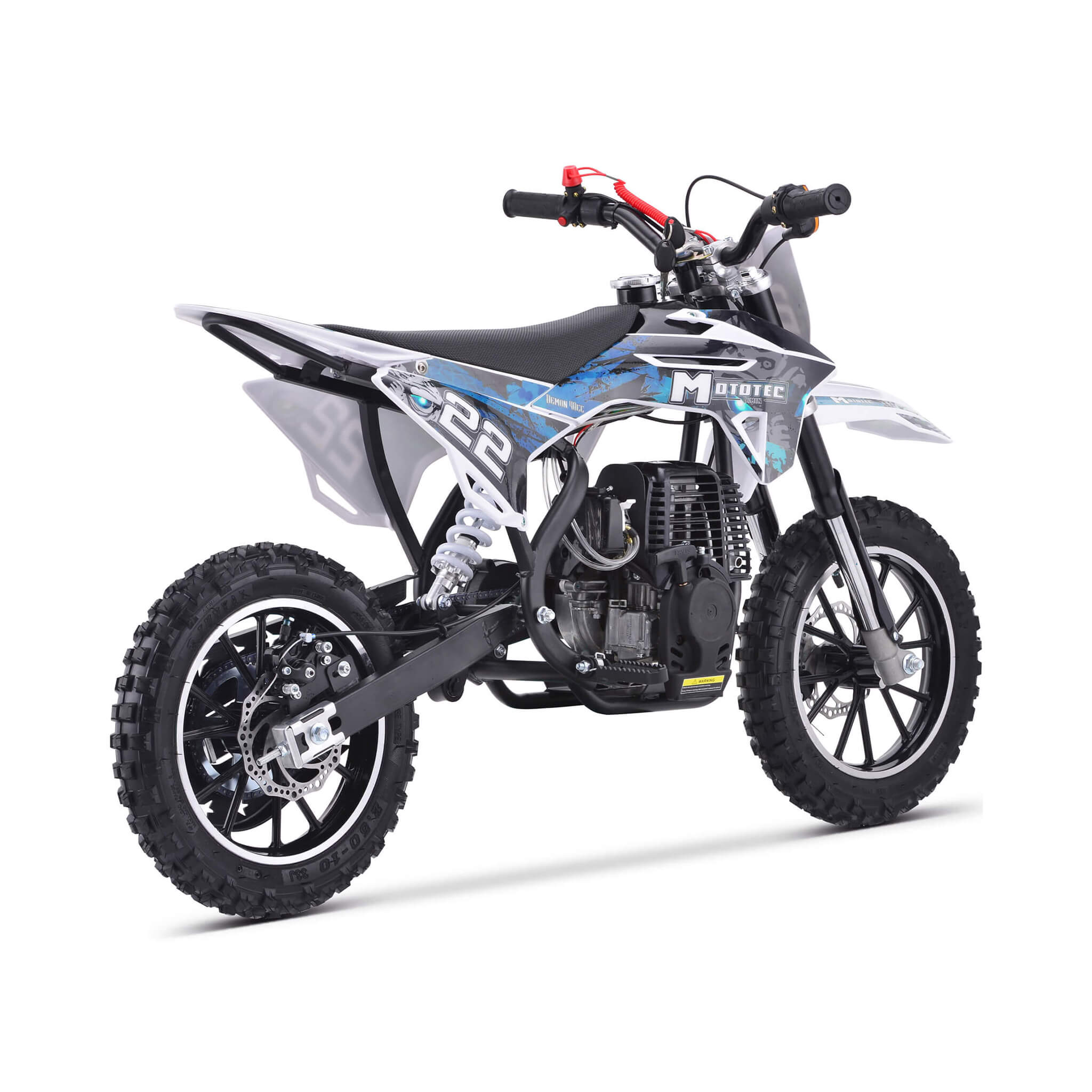 MotoTec Demon 40CC 4-Stroke Kids Gas Dirt Bike (SAK34729)