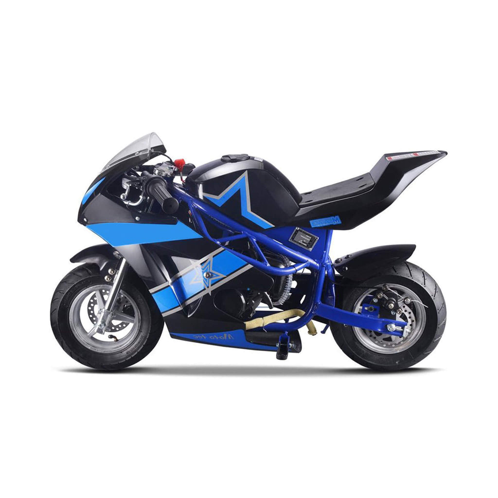MotoTec GT 49CC 2-Stroke Premium Air Cooled Gas Pocket Bike (SAK68947)