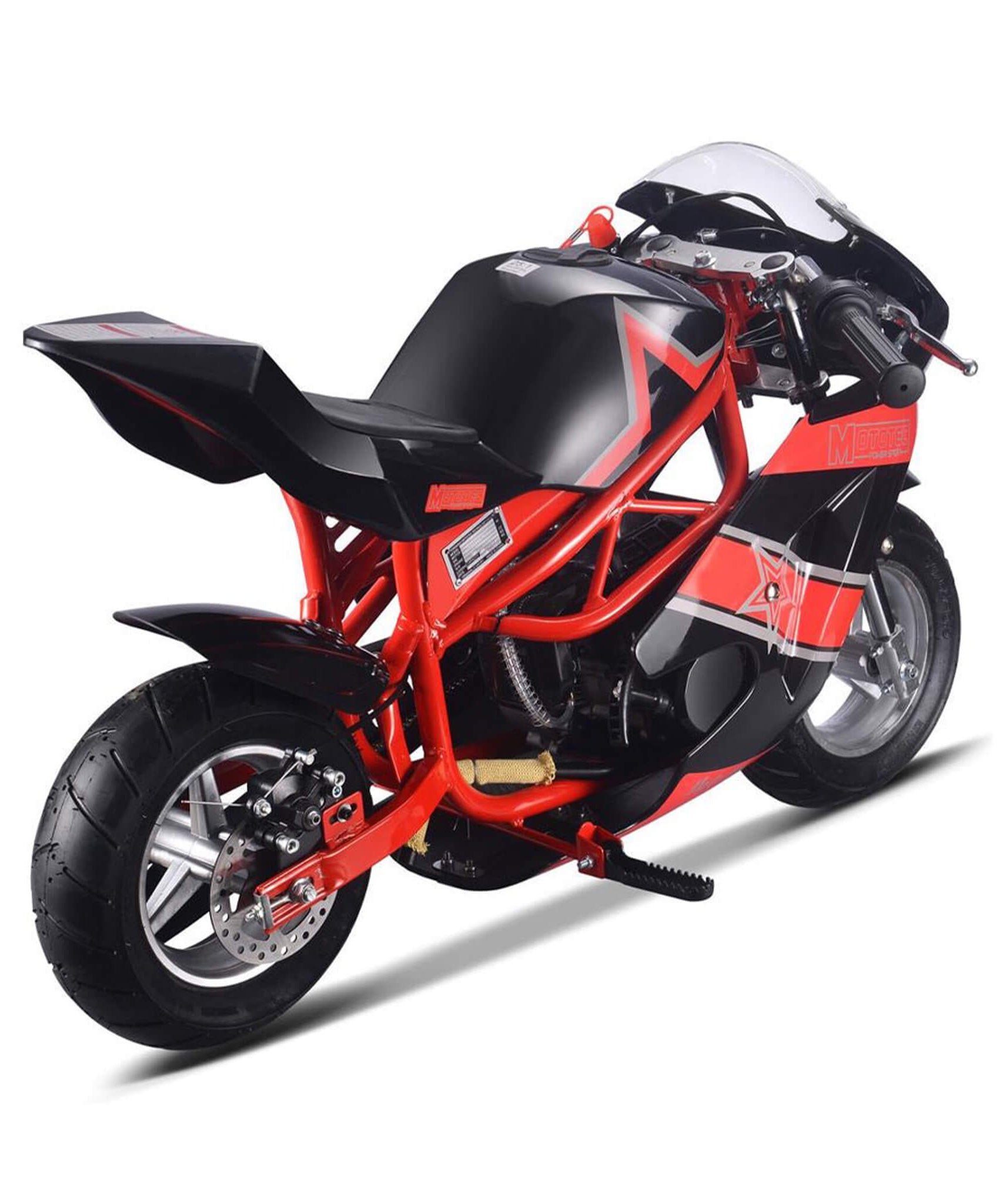 MotoTec GT 49CC 2-Stroke Premium Air Cooled Gas Pocket Bike (SAK68947)