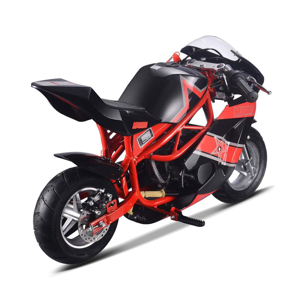 MotoTec GT 49CC 2-Stroke Premium Air Cooled Gas Pocket Bike (SAK68947)