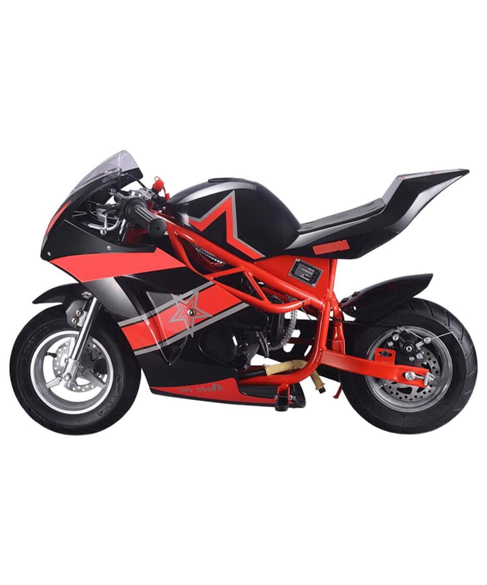 MotoTec GT 49CC 2-Stroke Premium Air Cooled Gas Pocket Bike (SAK68947)