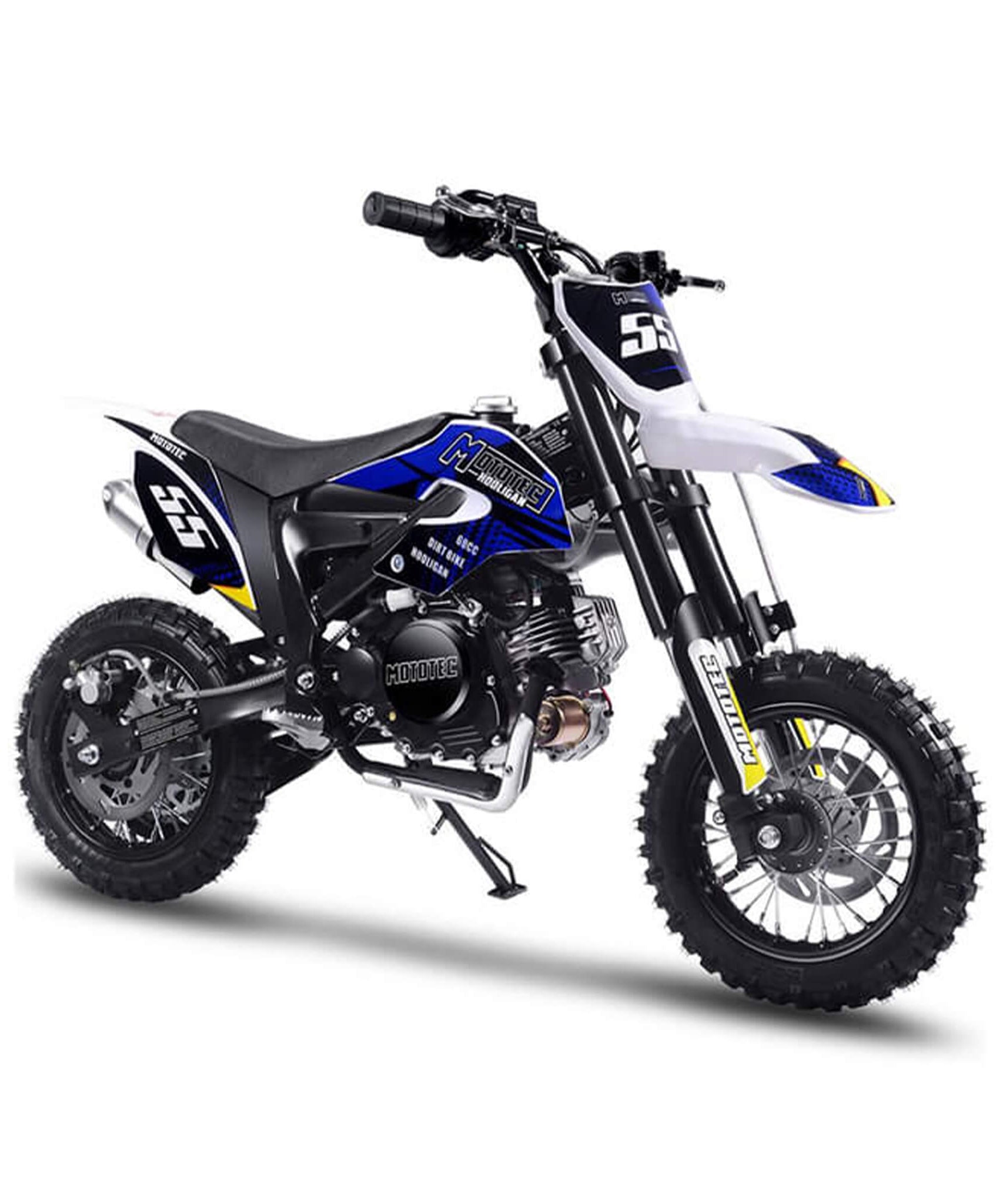 MotoTec Hooligan 60CC 4-Stroke Gas Dirt Bike (SAK28044)