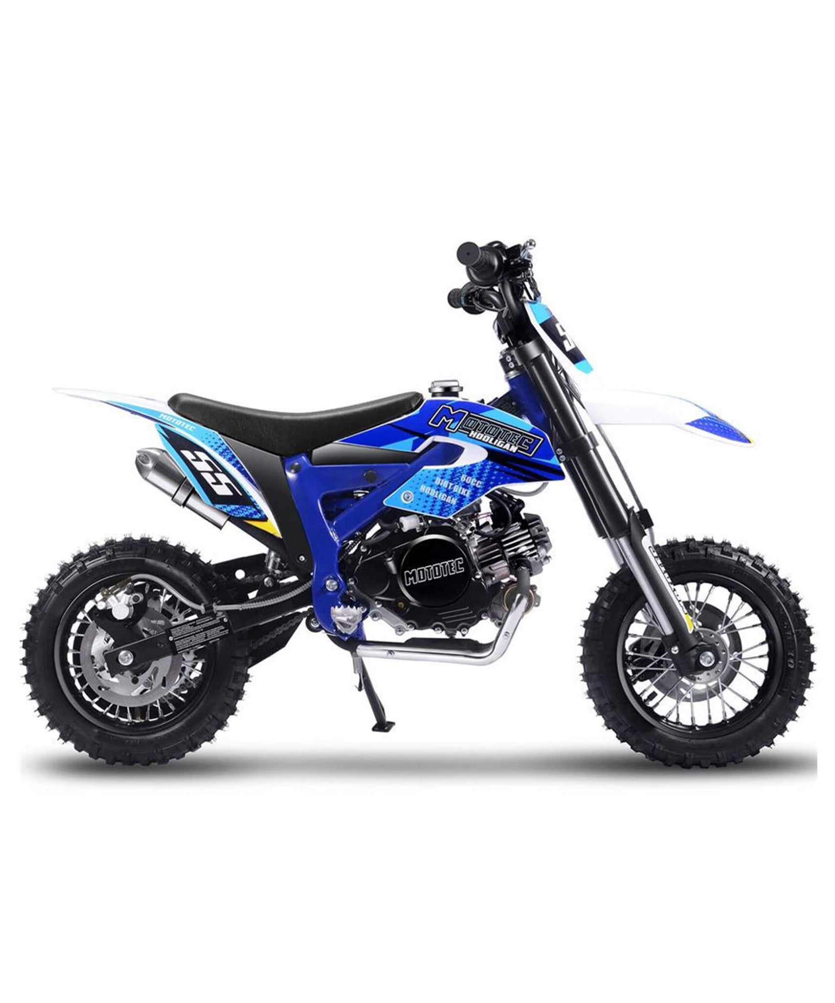 MotoTec Hooligan 60CC 4-Stroke Gas Dirt Bike (SAK28044)