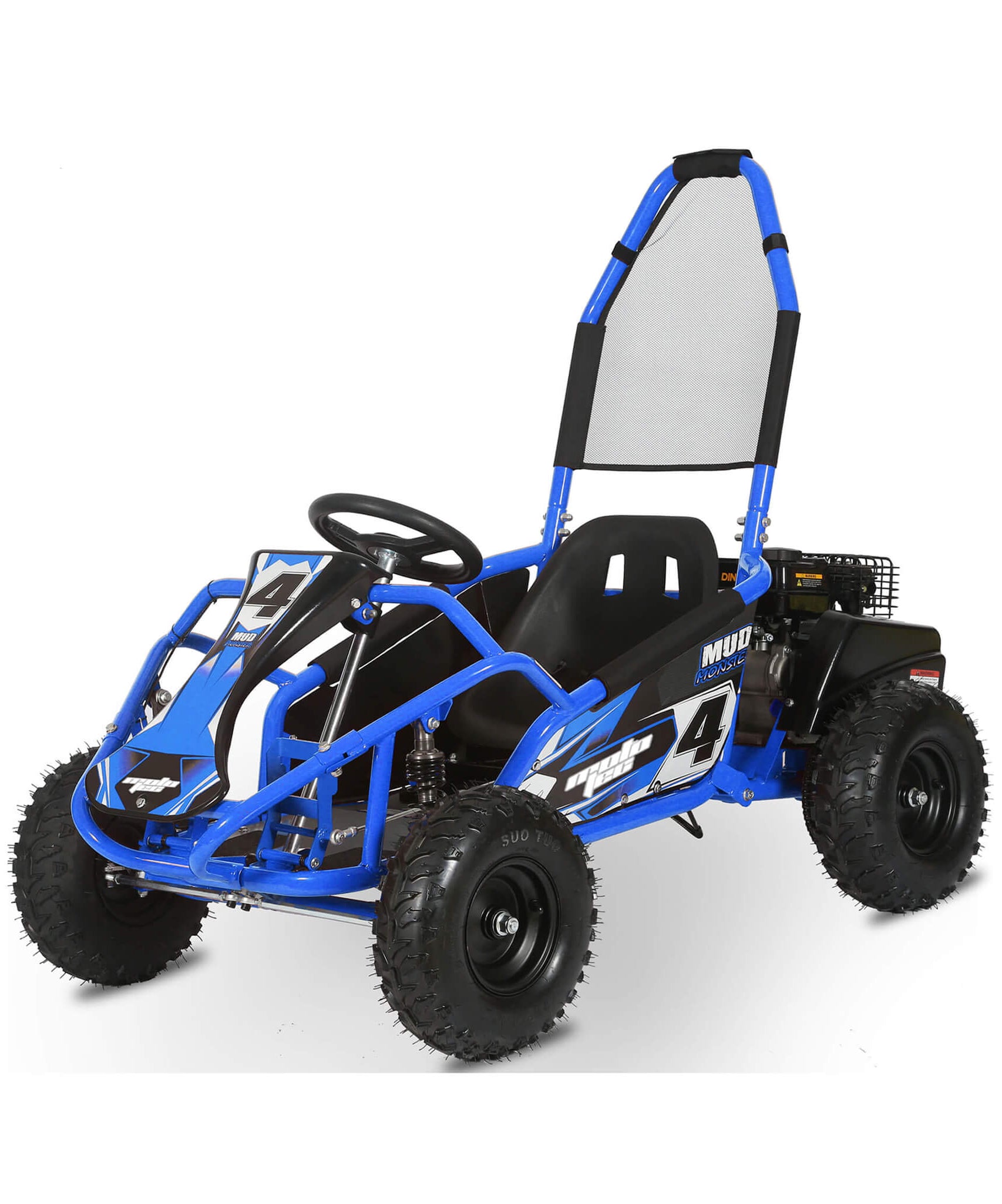 MotoTec Mud 98CC Full Suspension Gas Powered Go Kart (SAK28149)