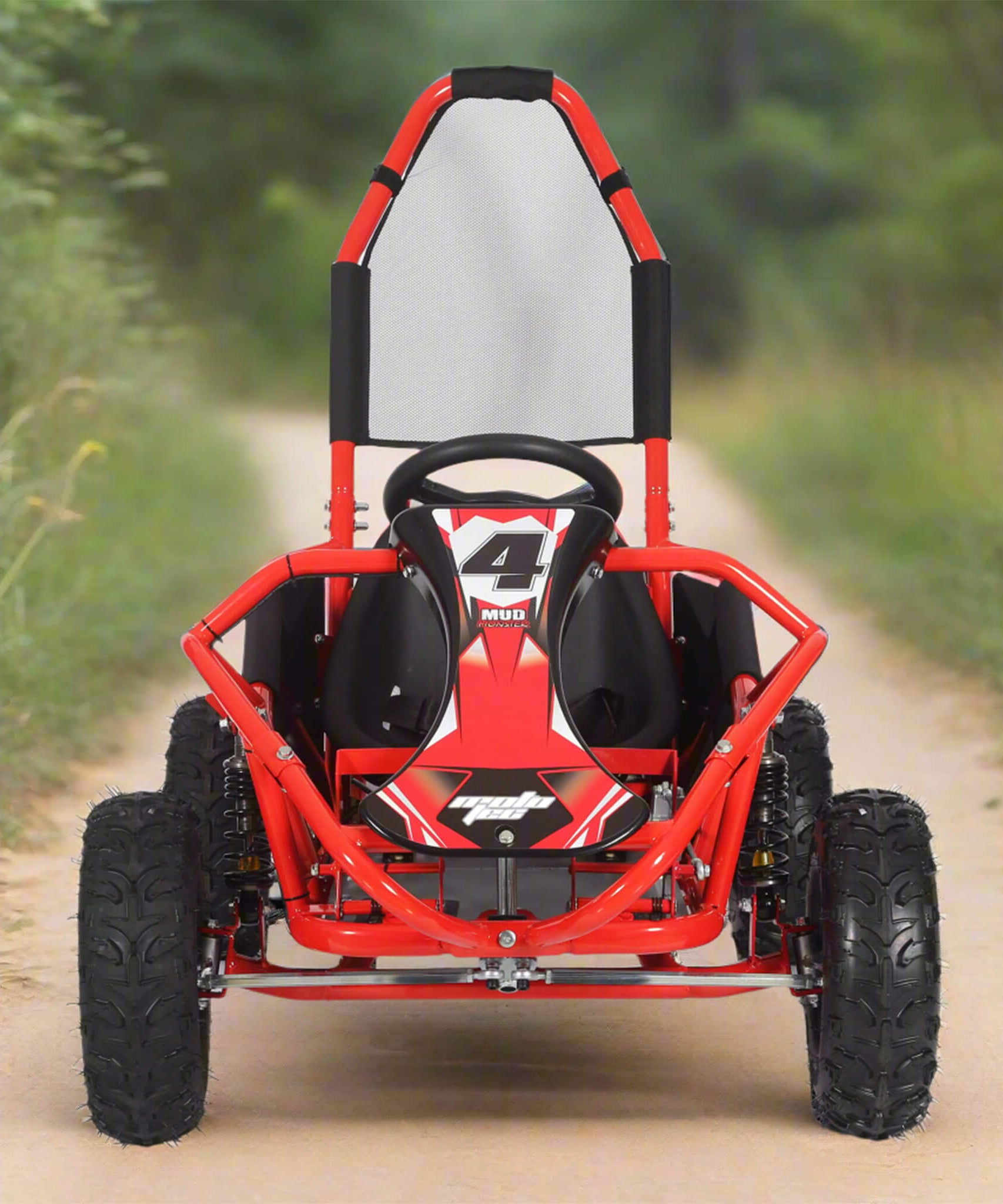 MotoTec Mud 98CC Full Suspension Gas Powered Go Kart (SAK28149)