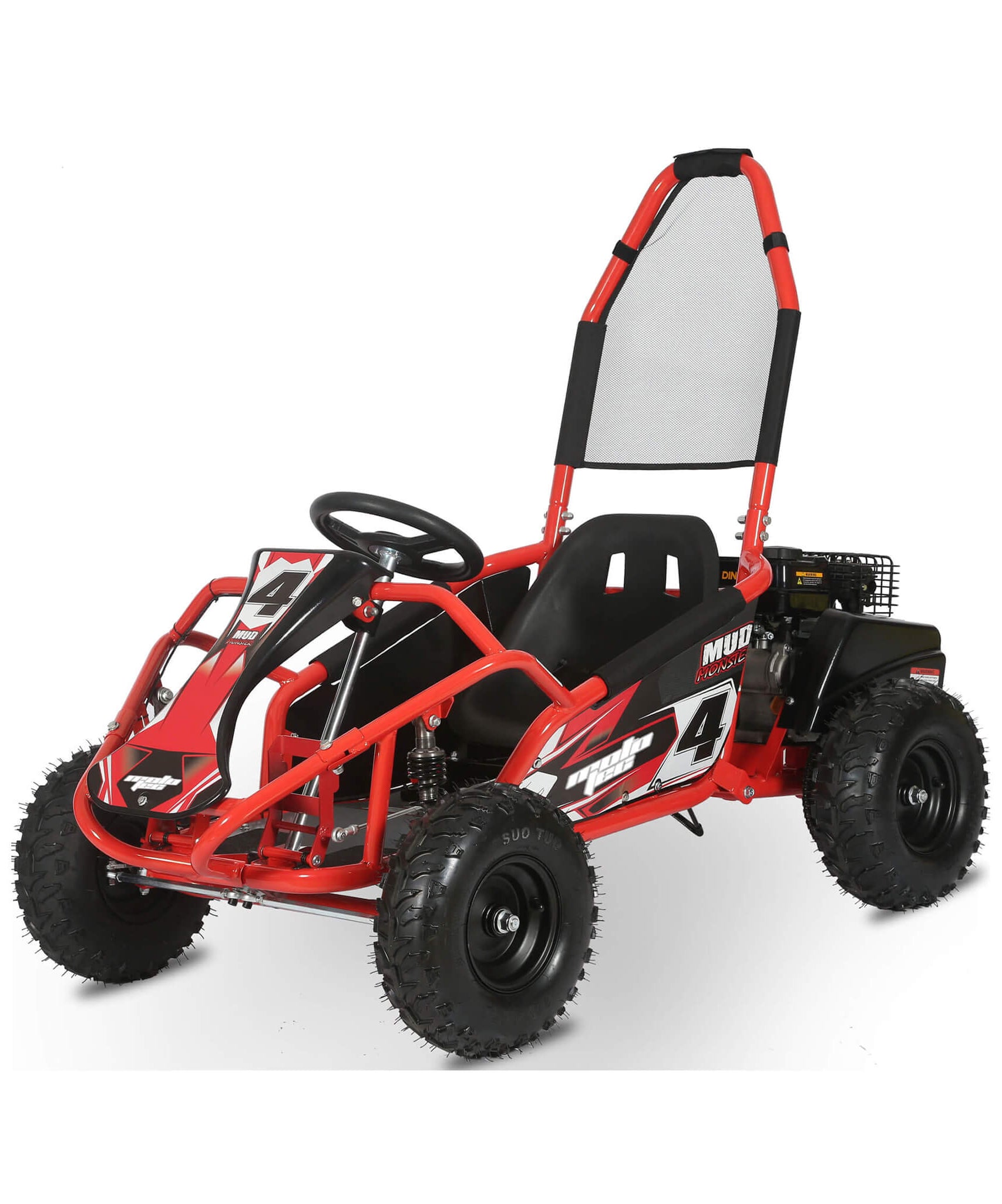 MotoTec Mud 98CC Full Suspension Gas Powered Go Kart (SAK28149)