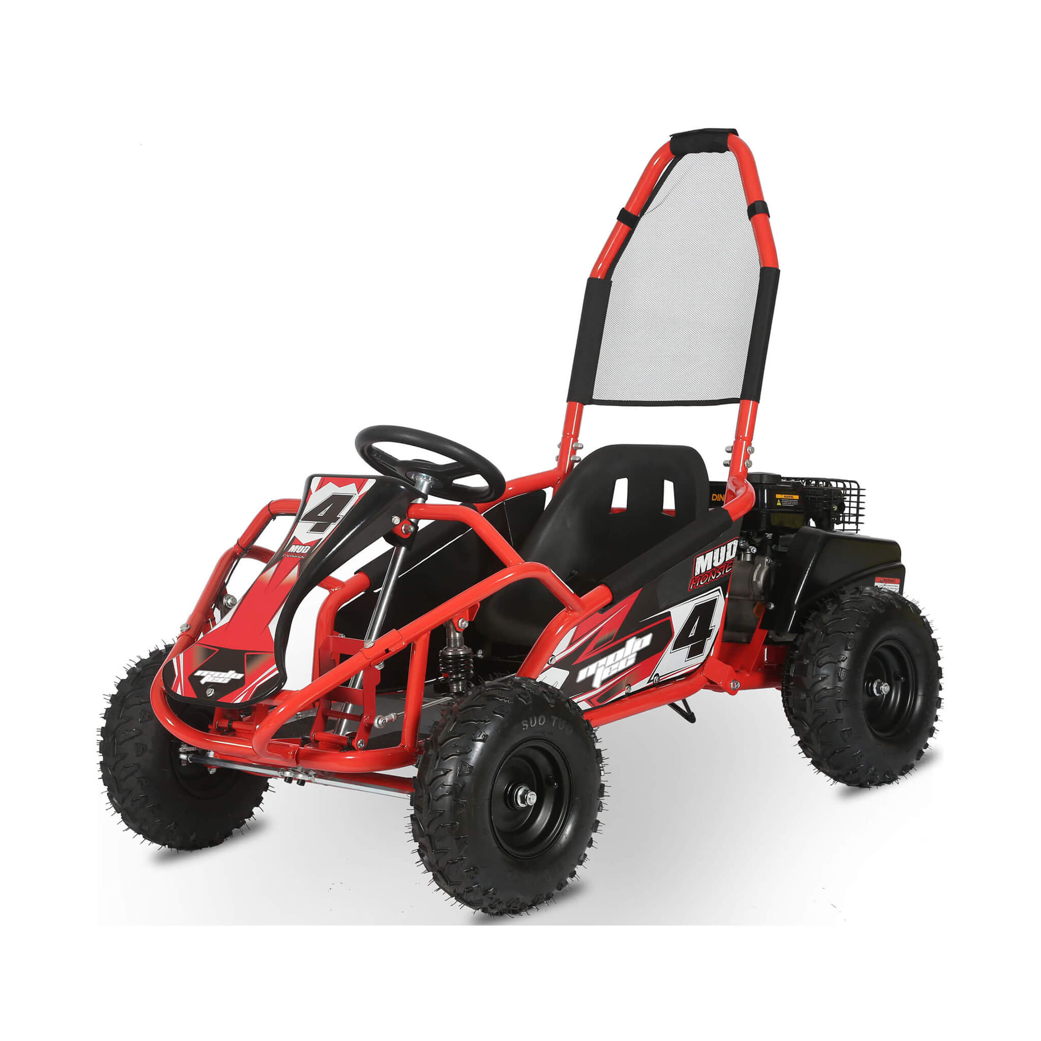 MotoTec Mud 98CC Full Suspension Gas Powered Go Kart (SAK28149)
