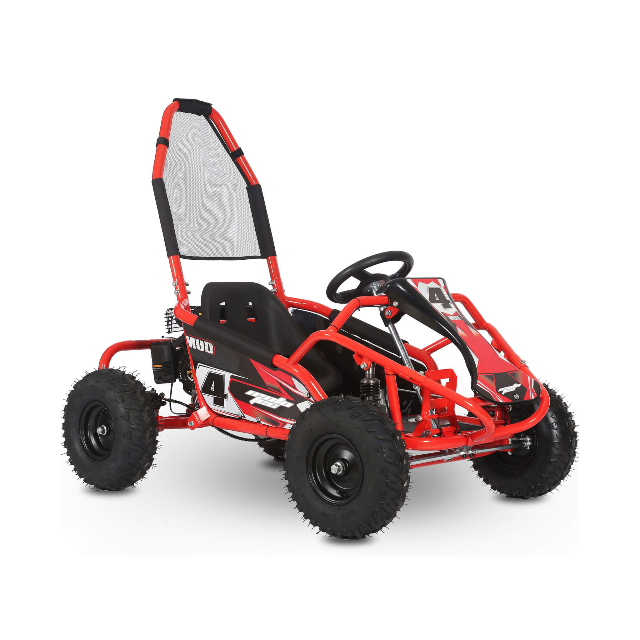 MotoTec Mud 98CC Full Suspension Gas Powered Go Kart (SAK28149)