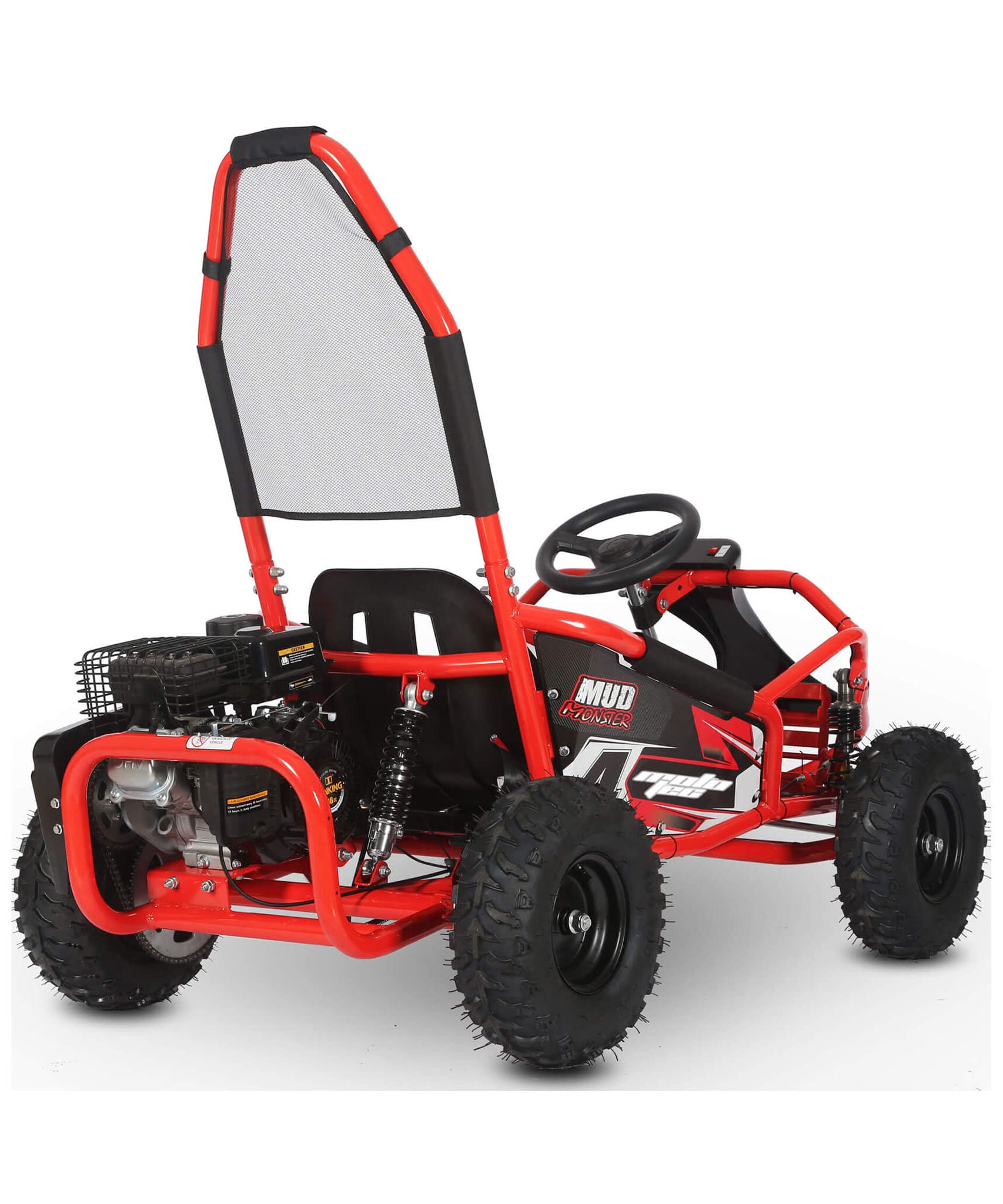 MotoTec Mud 98CC Full Suspension Gas Powered Go Kart (SAK28149)