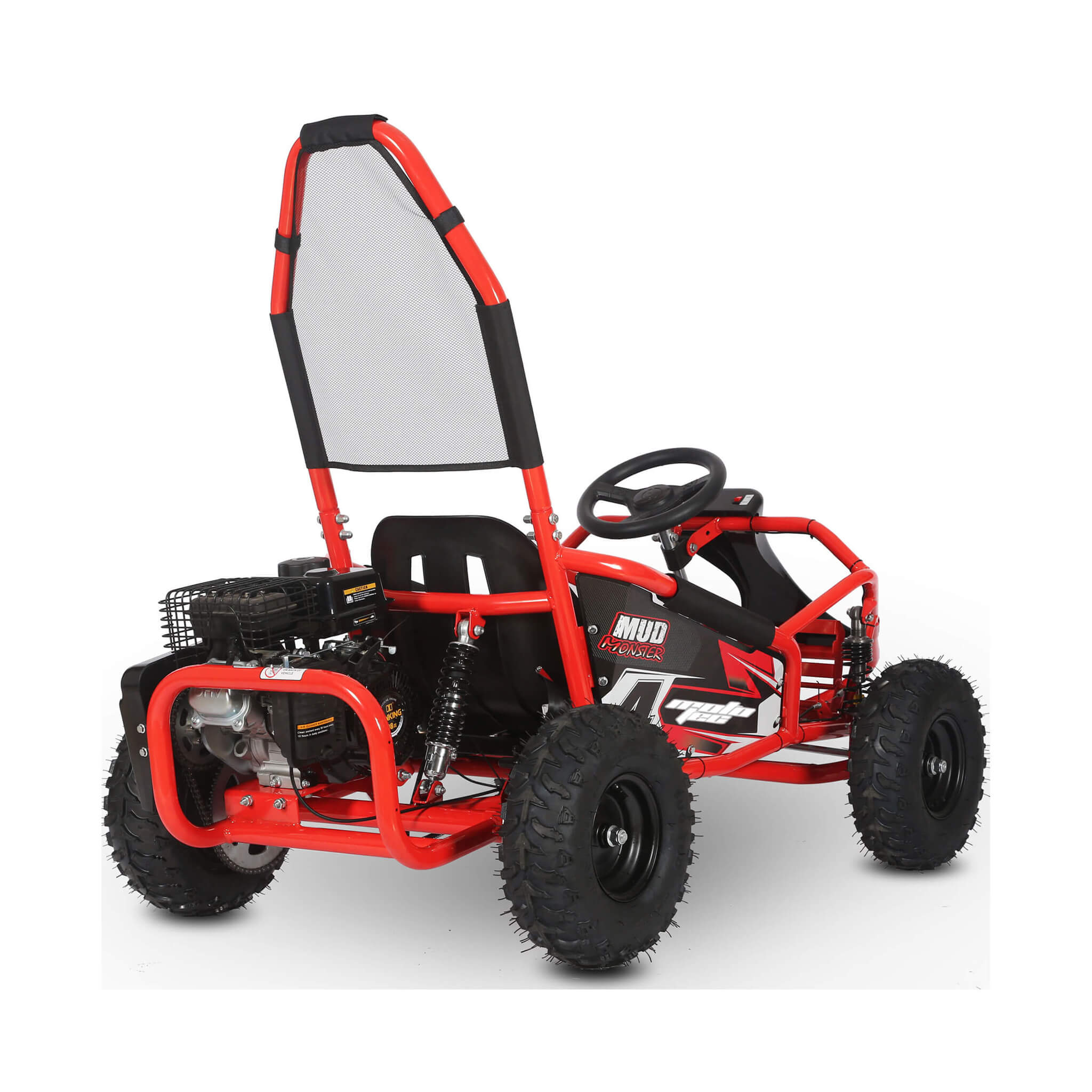 MotoTec Mud 98CC Full Suspension Gas Powered Go Kart (SAK28149)