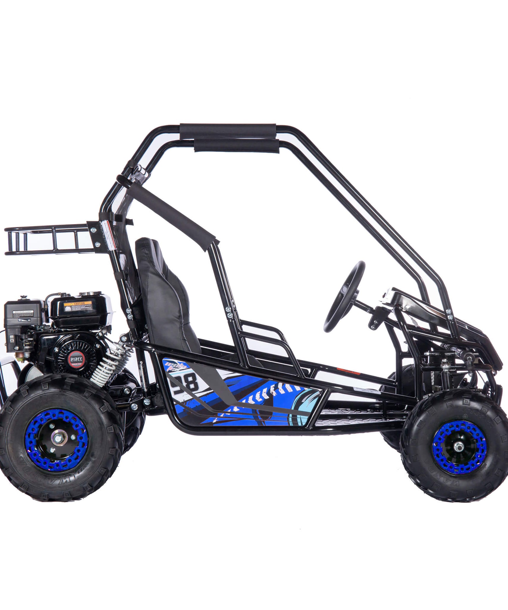 MotoTec Mud XL 212CC 2-Seat Go Kart With Full Suspension (SAK27195)