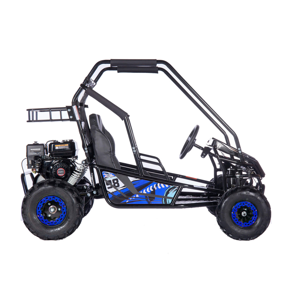 MotoTec Mud XL 212CC 2-Seat Go Kart With Full Suspension (SAK27195)