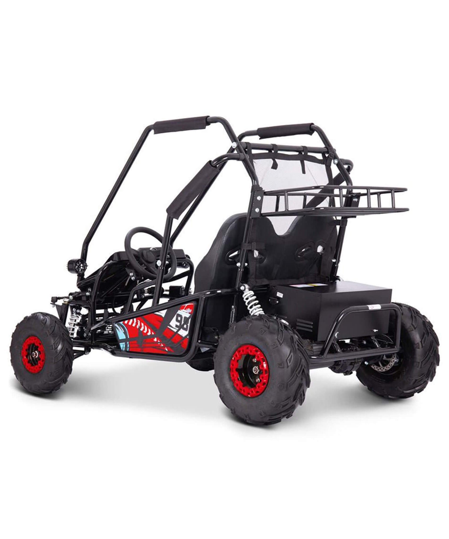 MotoTec Mud XL 60V/20AH Electric Full Suspension Go Kart, 2000W (SAK96351)