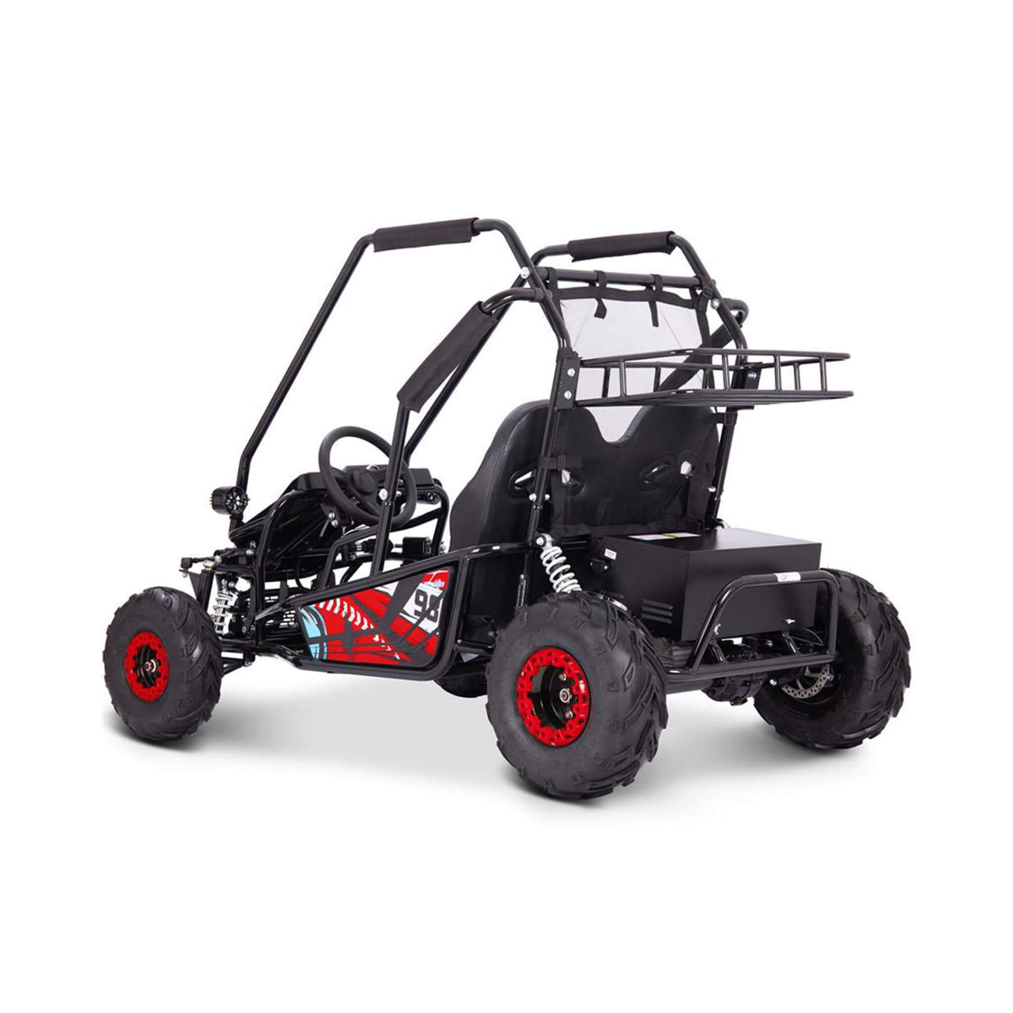 MotoTec Mud XL 60V/20AH Electric Full Suspension Go Kart, 2000W (SAK96351)