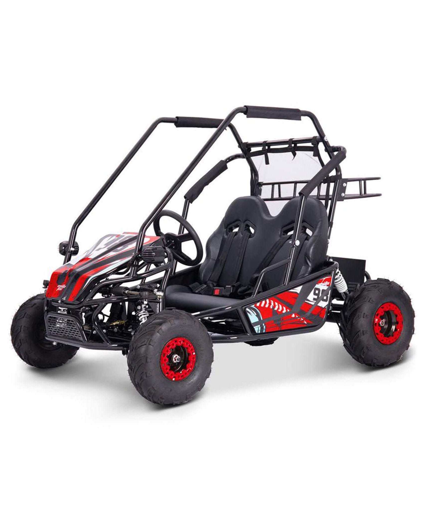 MotoTec Mud XL 60V/20AH Electric Full Suspension Go Kart, 2000W (SAK96351)