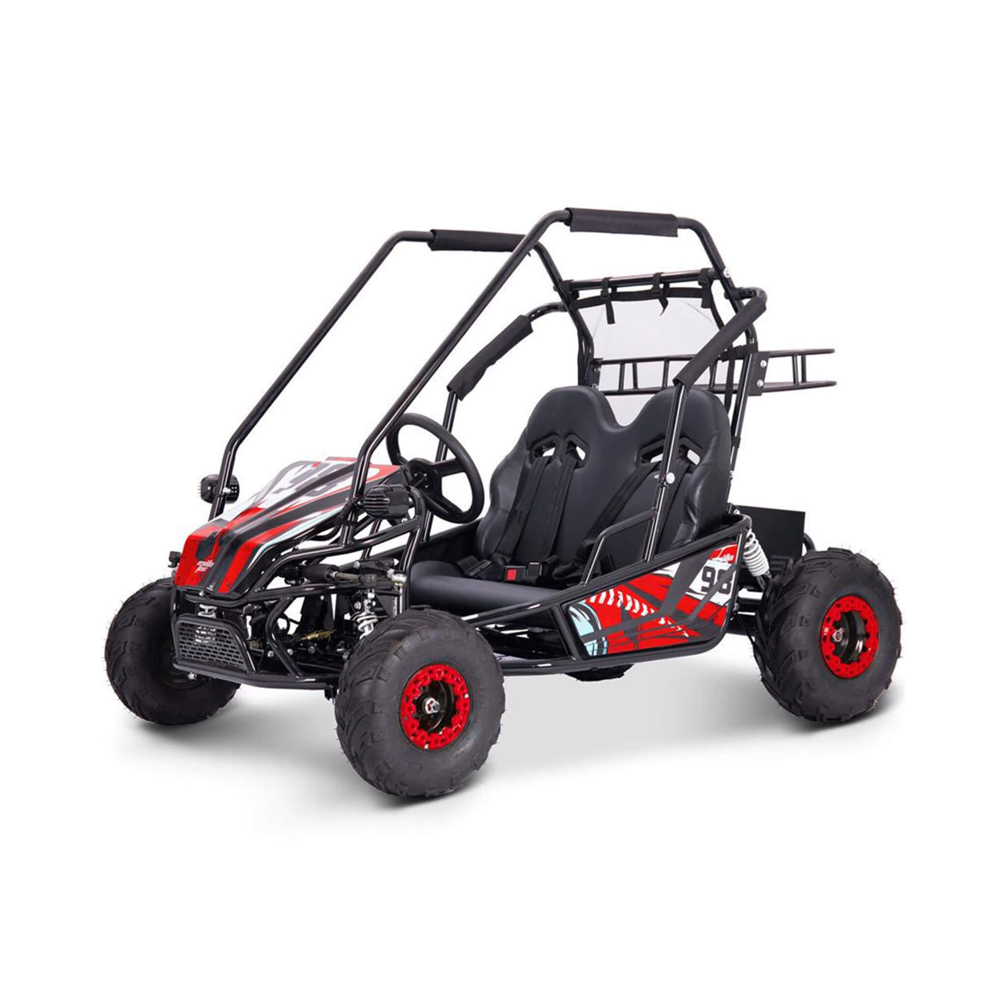MotoTec Mud XL 60V/20AH Electric Full Suspension Go Kart, 2000W (SAK96351)