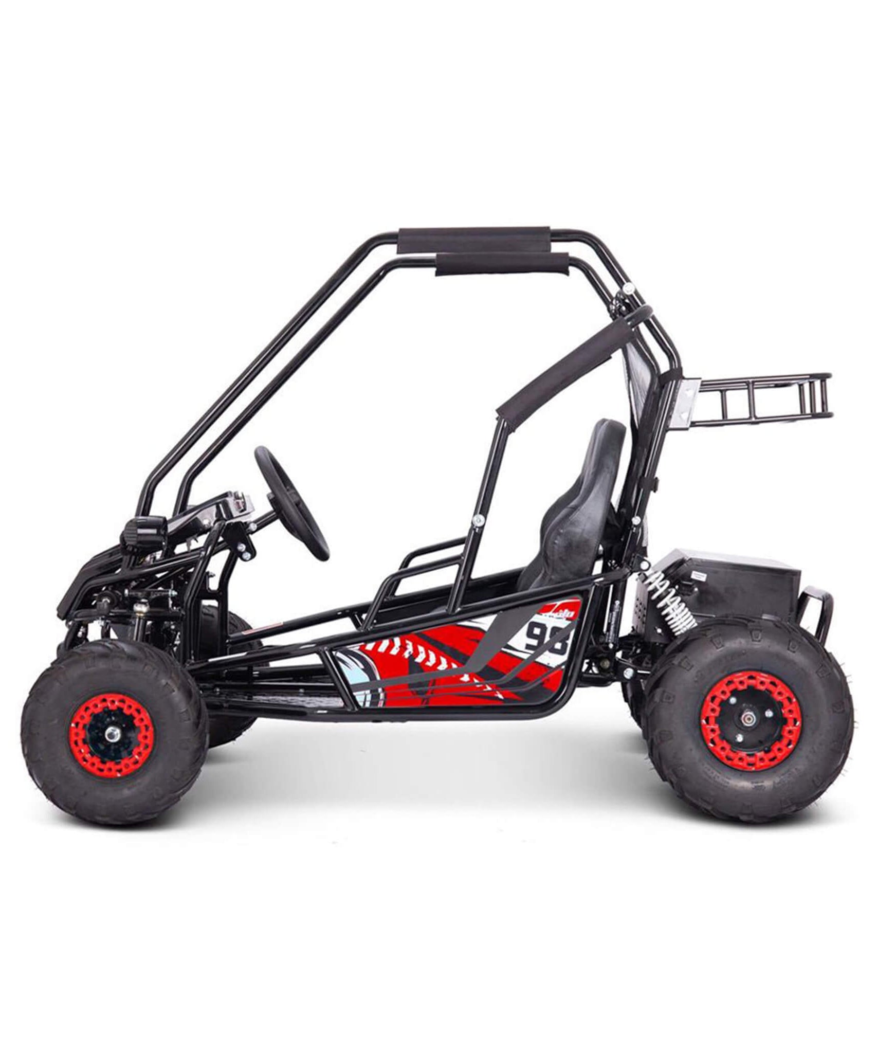 MotoTec Mud XL 60V/20AH Electric Full Suspension Go Kart, 2000W (SAK96351)