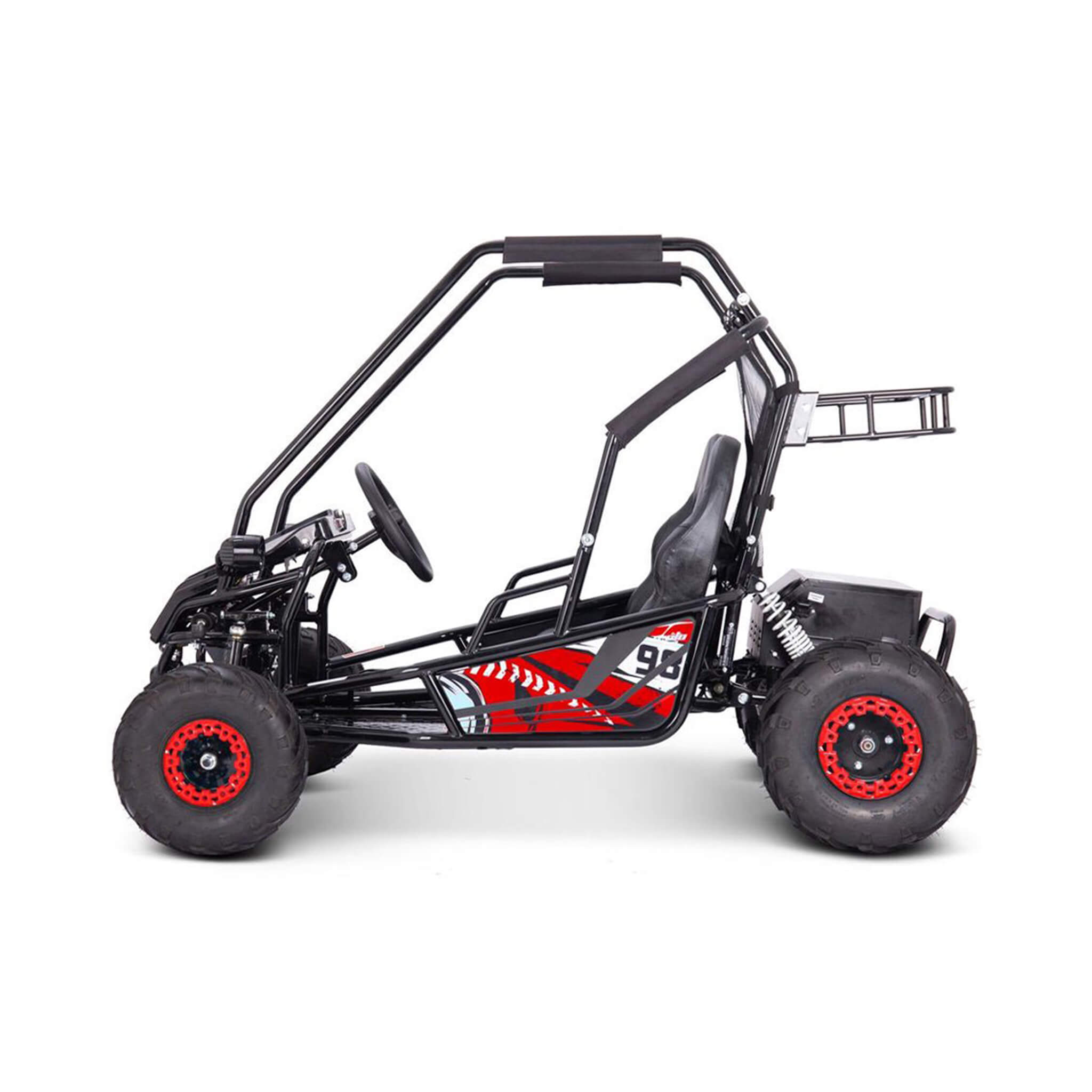 MotoTec Mud XL 60V/20AH Electric Full Suspension Go Kart, 2000W (SAK96351)