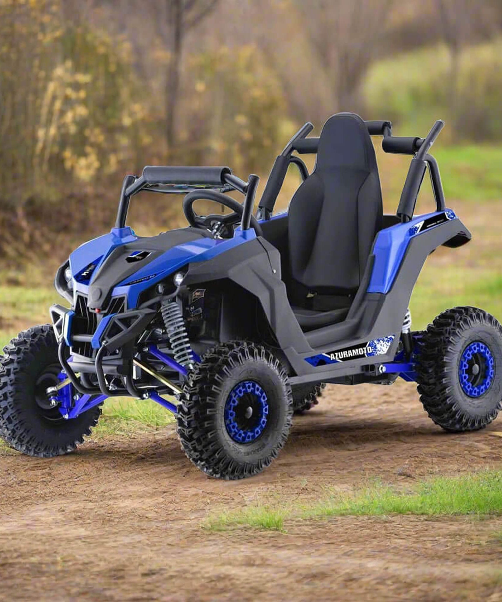 MotoTec Raider 1200W 48V/12AH Kids Electric Full Suspension UTV (SAK15062)