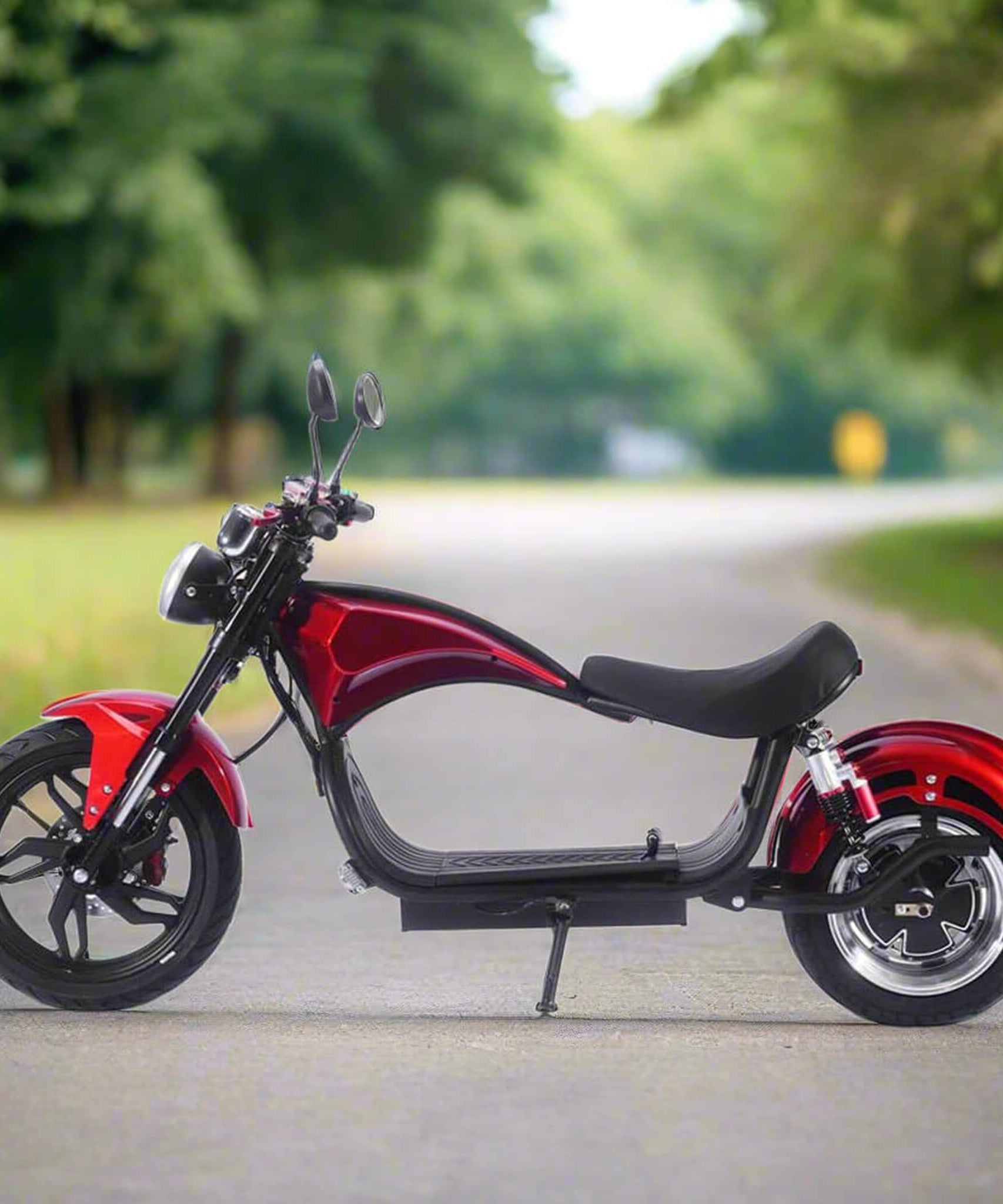 MotoTec Raven 60V/30AH 2500W Electric Moped Motorcycle Scooter For Adults (SAK48263)