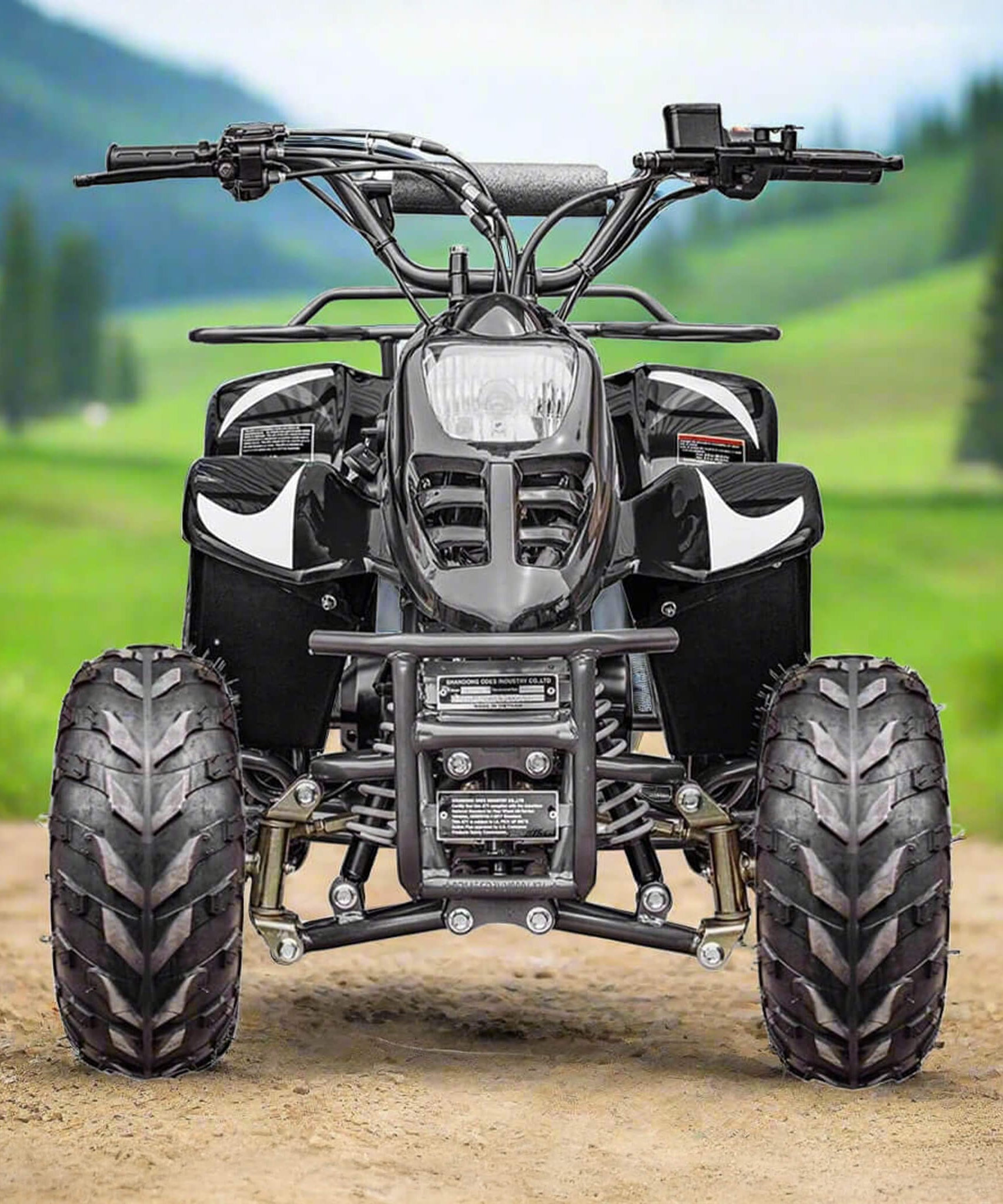 MotoTec Rex 110CC 4-Stroke Mini Kids 4 Wheeler Gas ATV Quad (SAK24197)