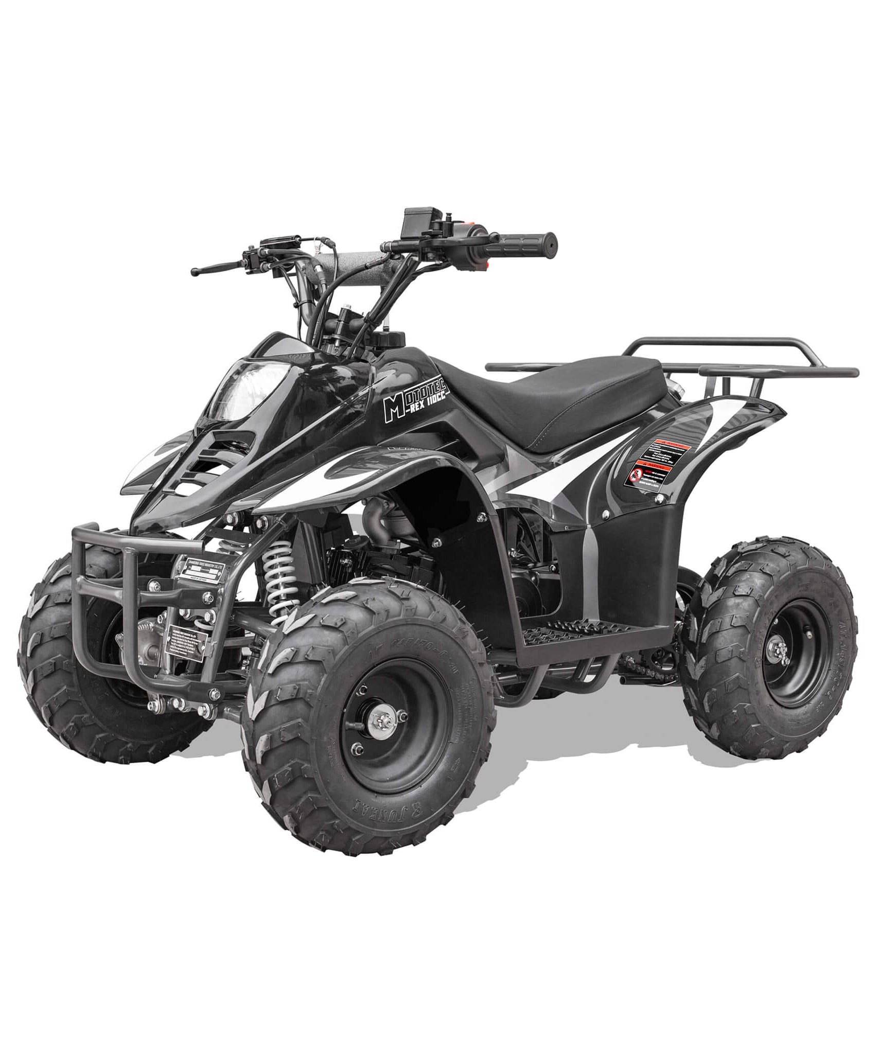MotoTec Rex 110CC 4-Stroke Mini Kids 4 Wheeler Gas ATV Quad (SAK24197)