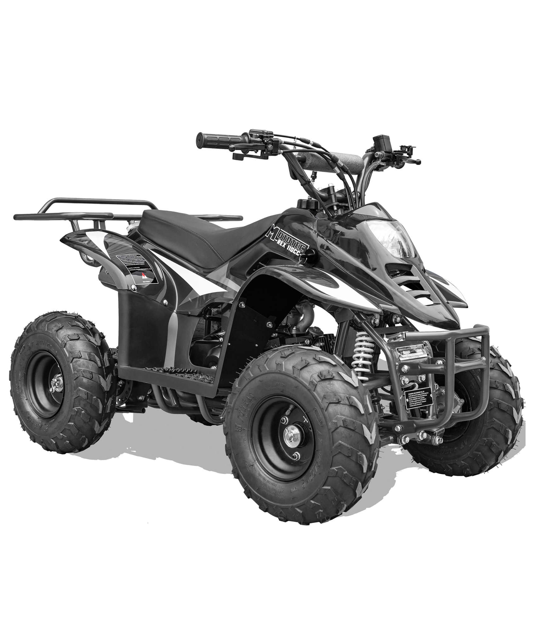 MotoTec Rex 110CC 4-Stroke Mini Kids 4 Wheeler Gas ATV Quad (SAK24197)