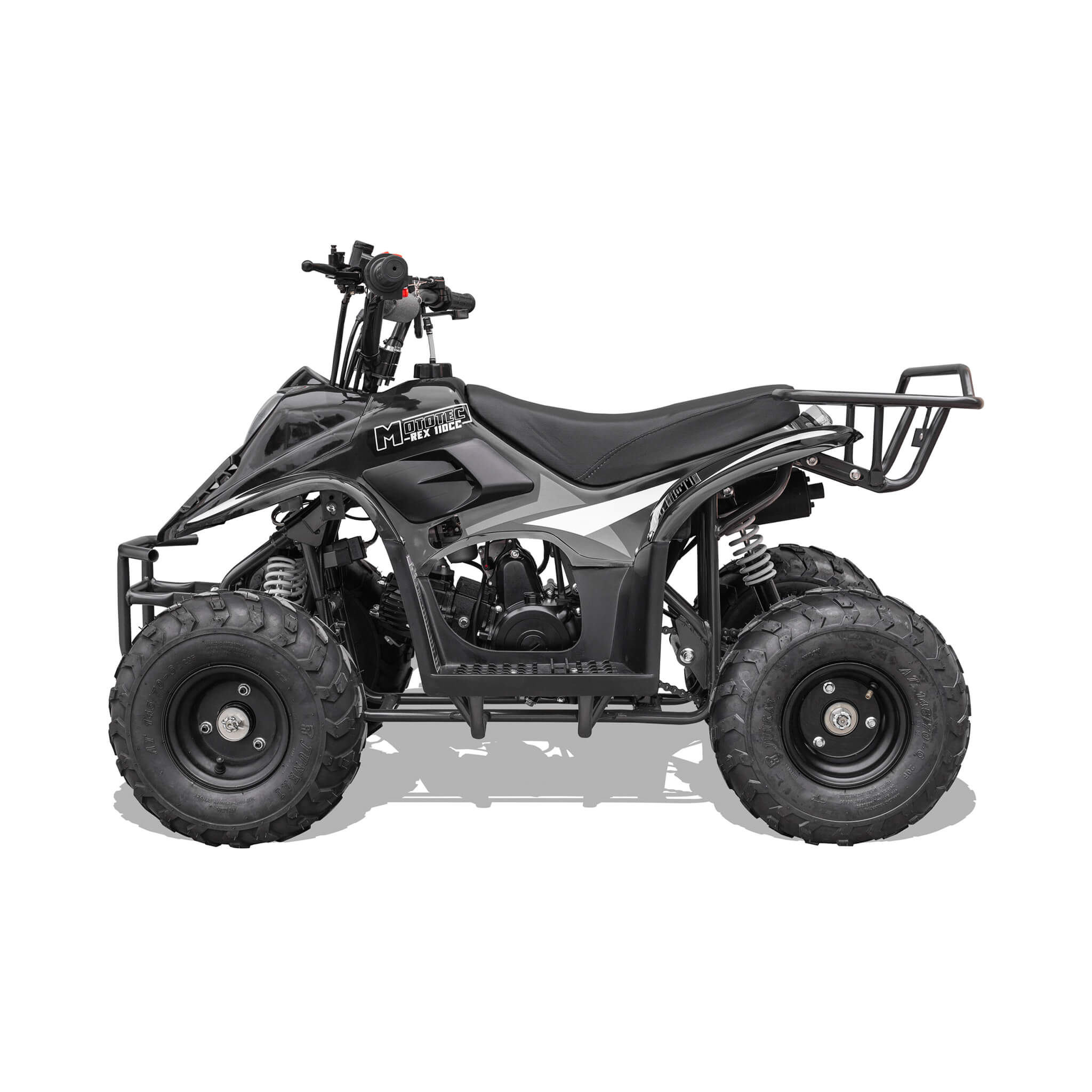 MotoTec Rex 110CC 4-Stroke Mini Kids 4 Wheeler Gas ATV Quad (SAK24197)