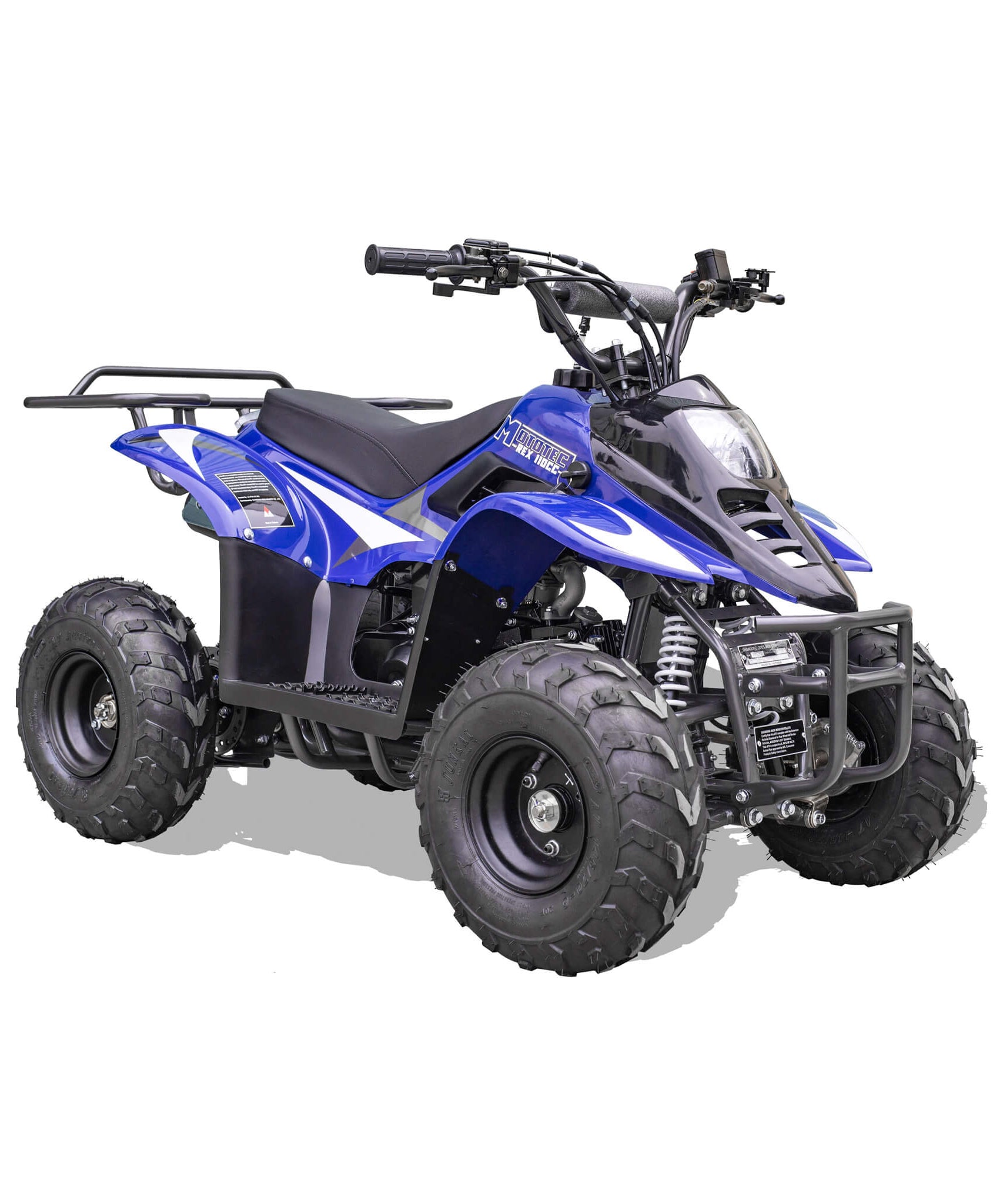 MotoTec Rex 110CC 4-Stroke Mini Kids 4 Wheeler Gas ATV Quad (SAK24197)