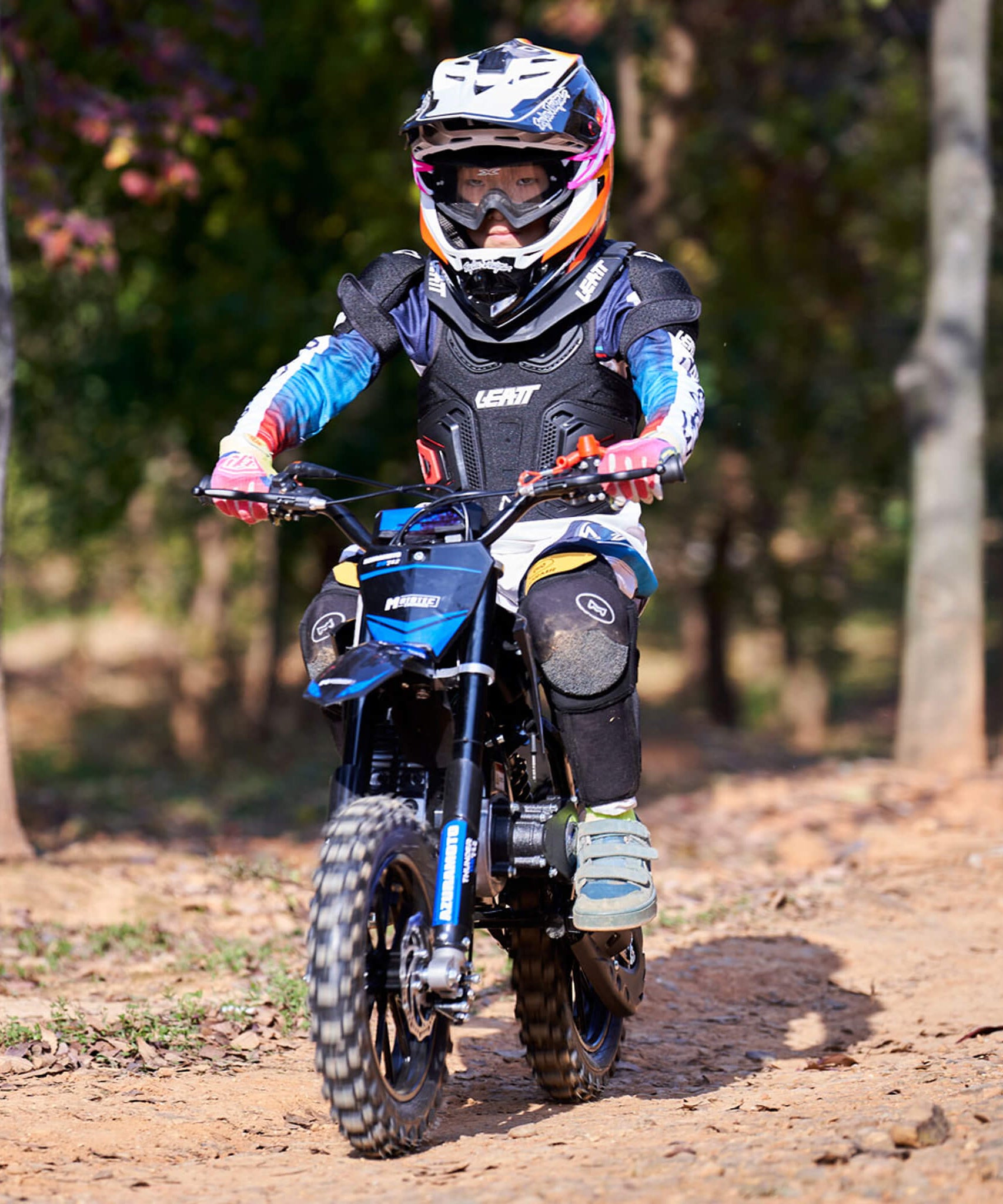 MotoTec Thunder 50CC 2-Stroke Kids Gas Dirt Bike (SAK37480)