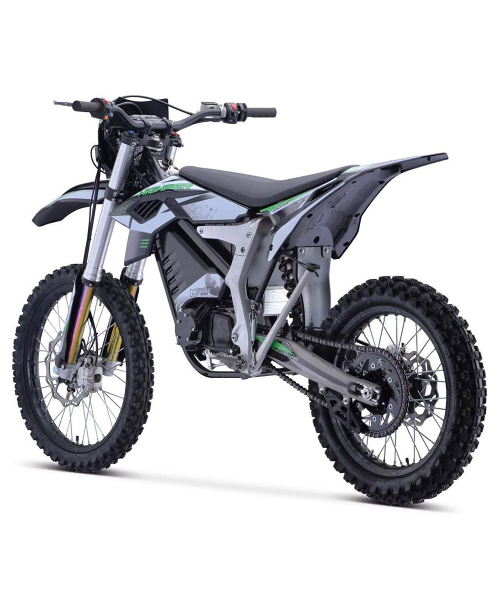 MotoTec Venom High-Performance 72V/12000W Electric Dirt Bike, White (SAK70326)