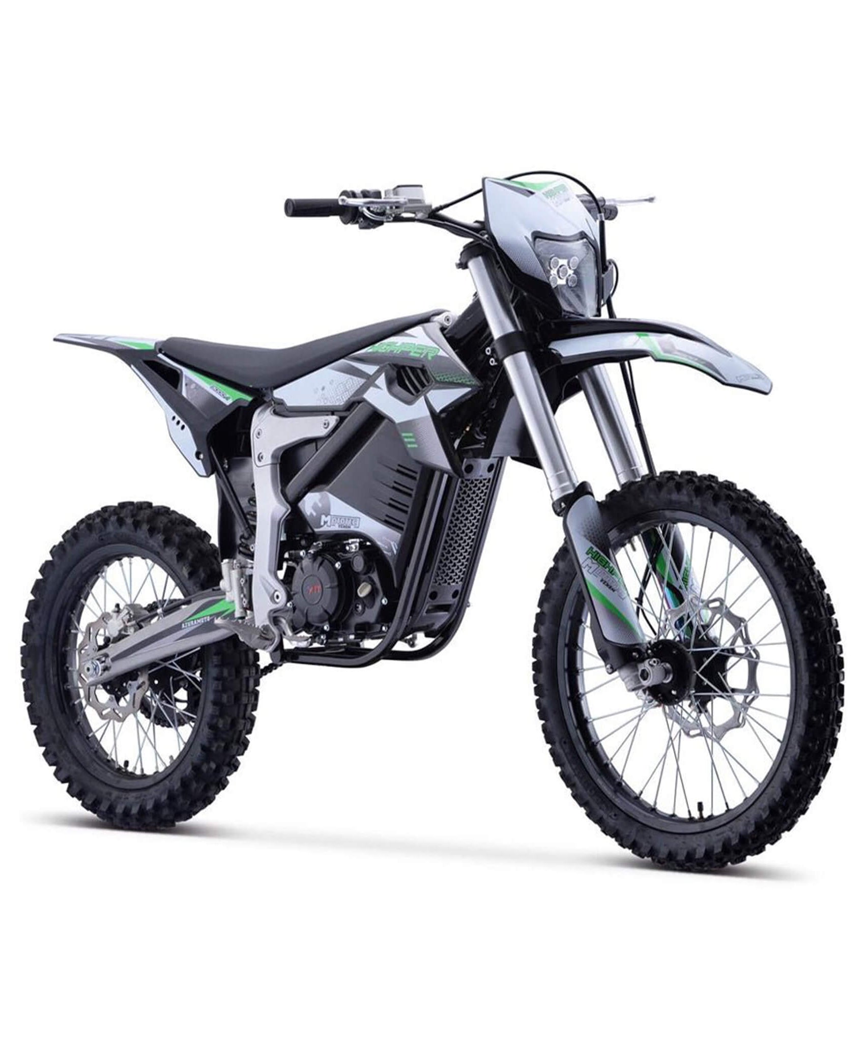MotoTec Venom High-Performance 72V/12000W Electric Dirt Bike, White (SAK70326)