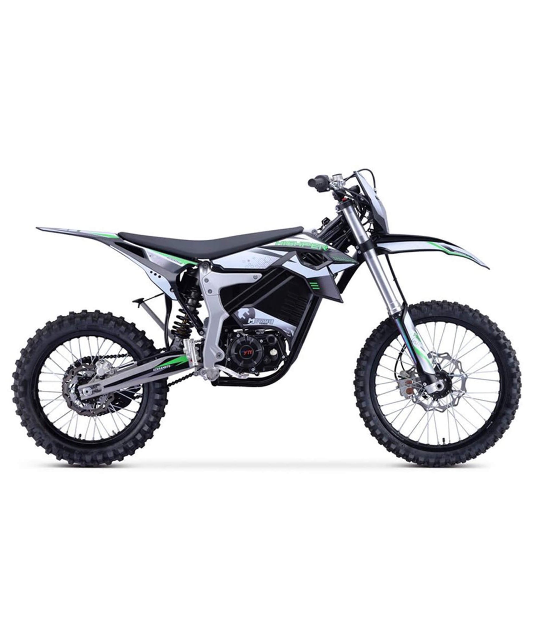 MotoTec Venom High-Performance 72V/12000W Electric Dirt Bike, White (SAK70326)