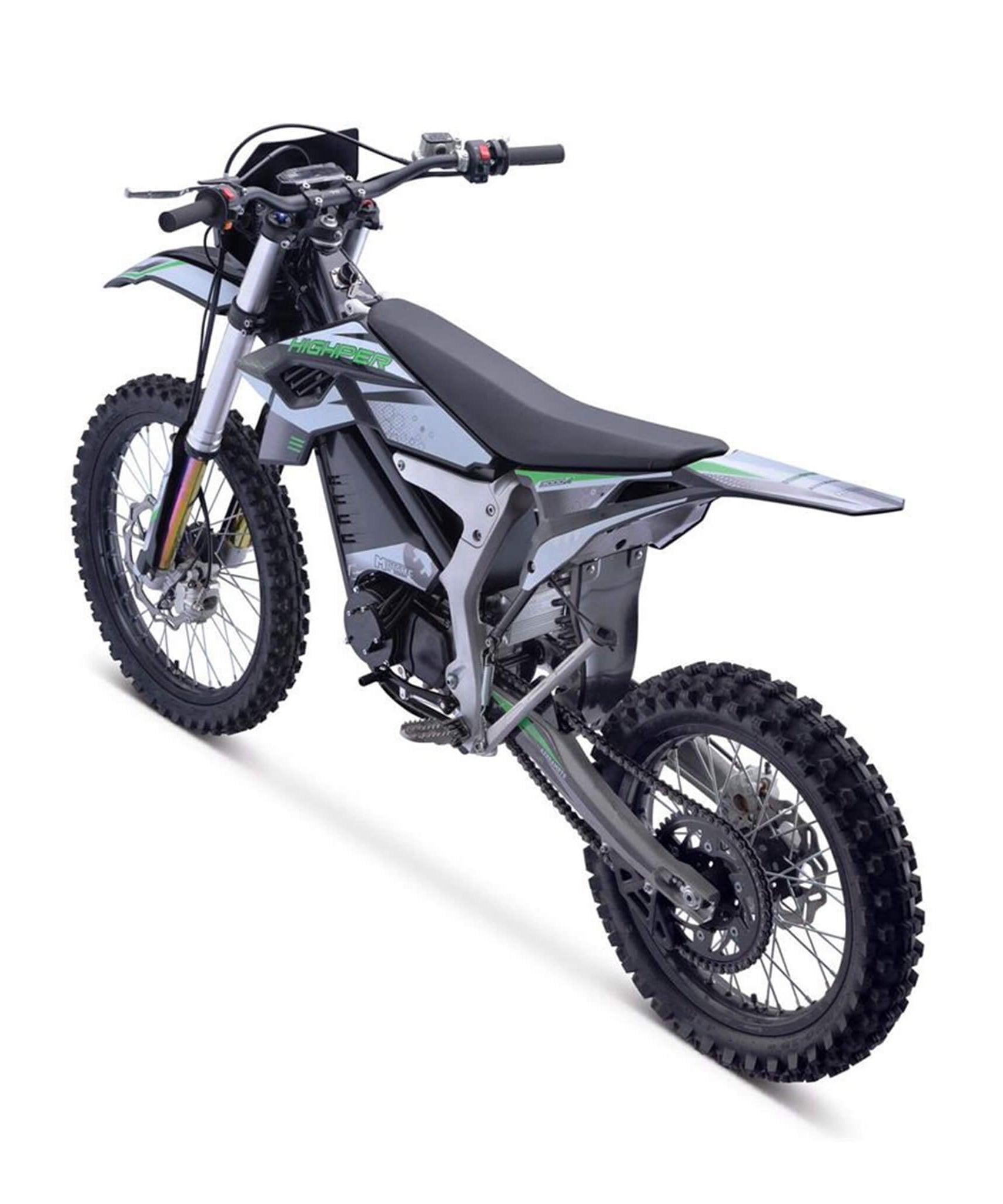 MotoTec Venom High-Performance 72V/12000W Electric Dirt Bike, White (SAK70326)
