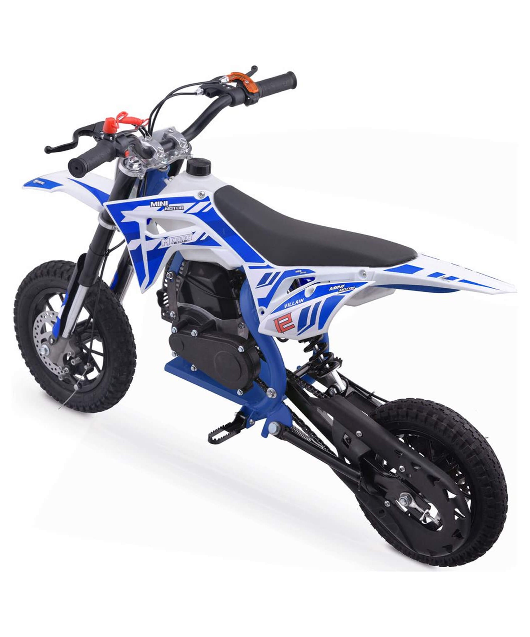 MotoTec Villain 52CC 2-Stroke Kids Gas Dirt Bike (SAK59274)
