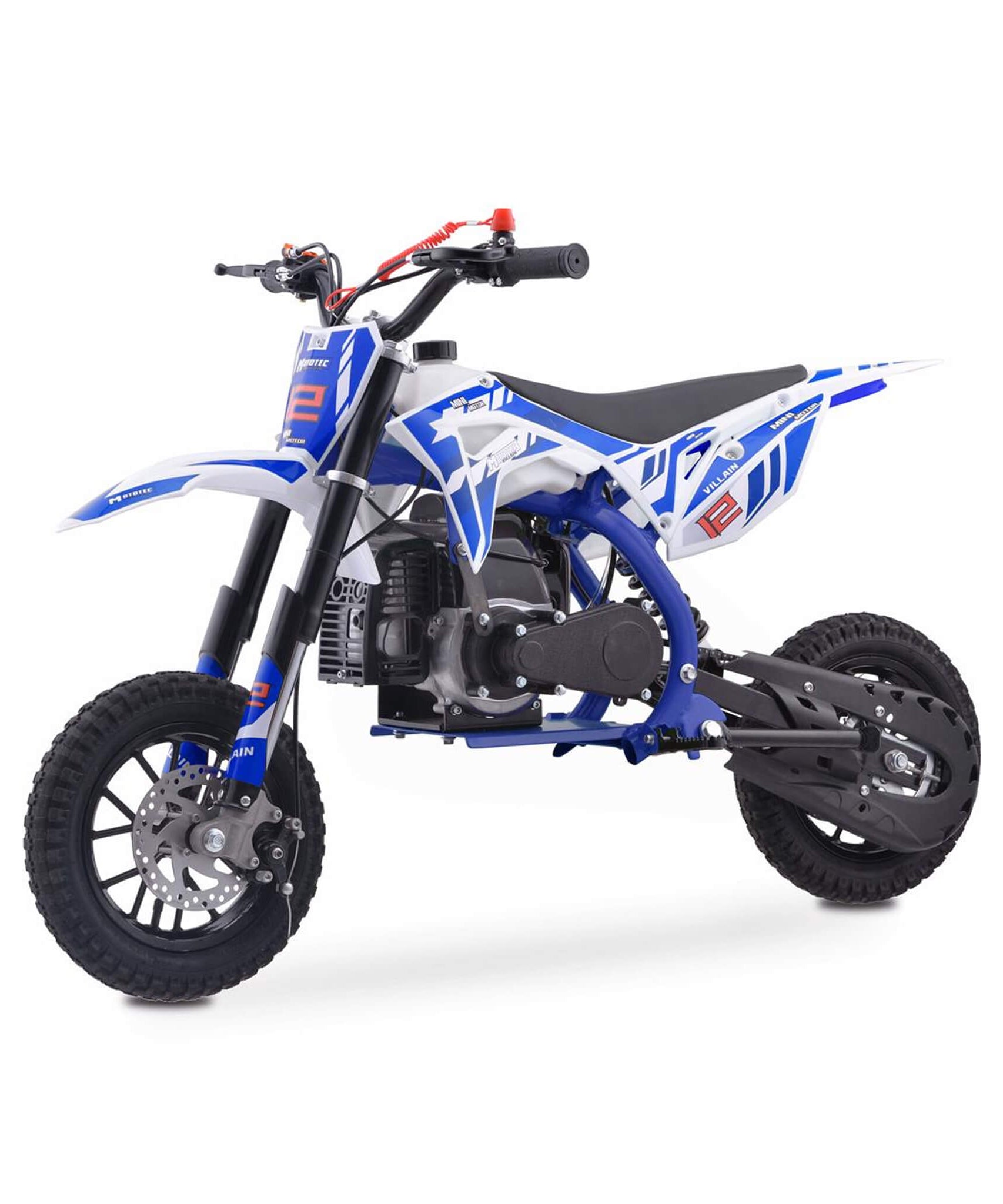 MotoTec Villain 52CC 2-Stroke Kids Gas Dirt Bike (SAK59274)