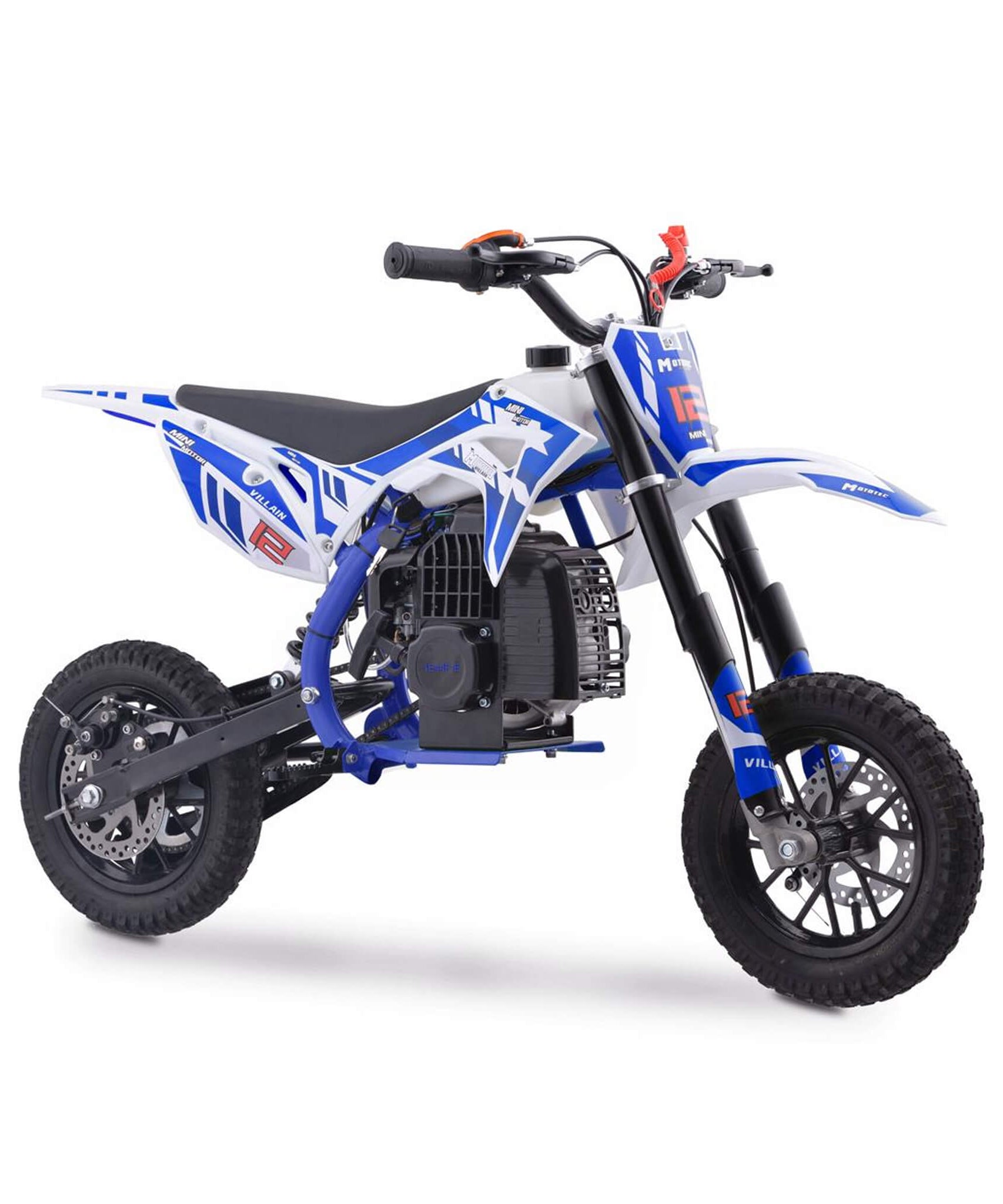 MotoTec Villain 52CC 2-Stroke Kids Gas Dirt Bike (SAK59274)