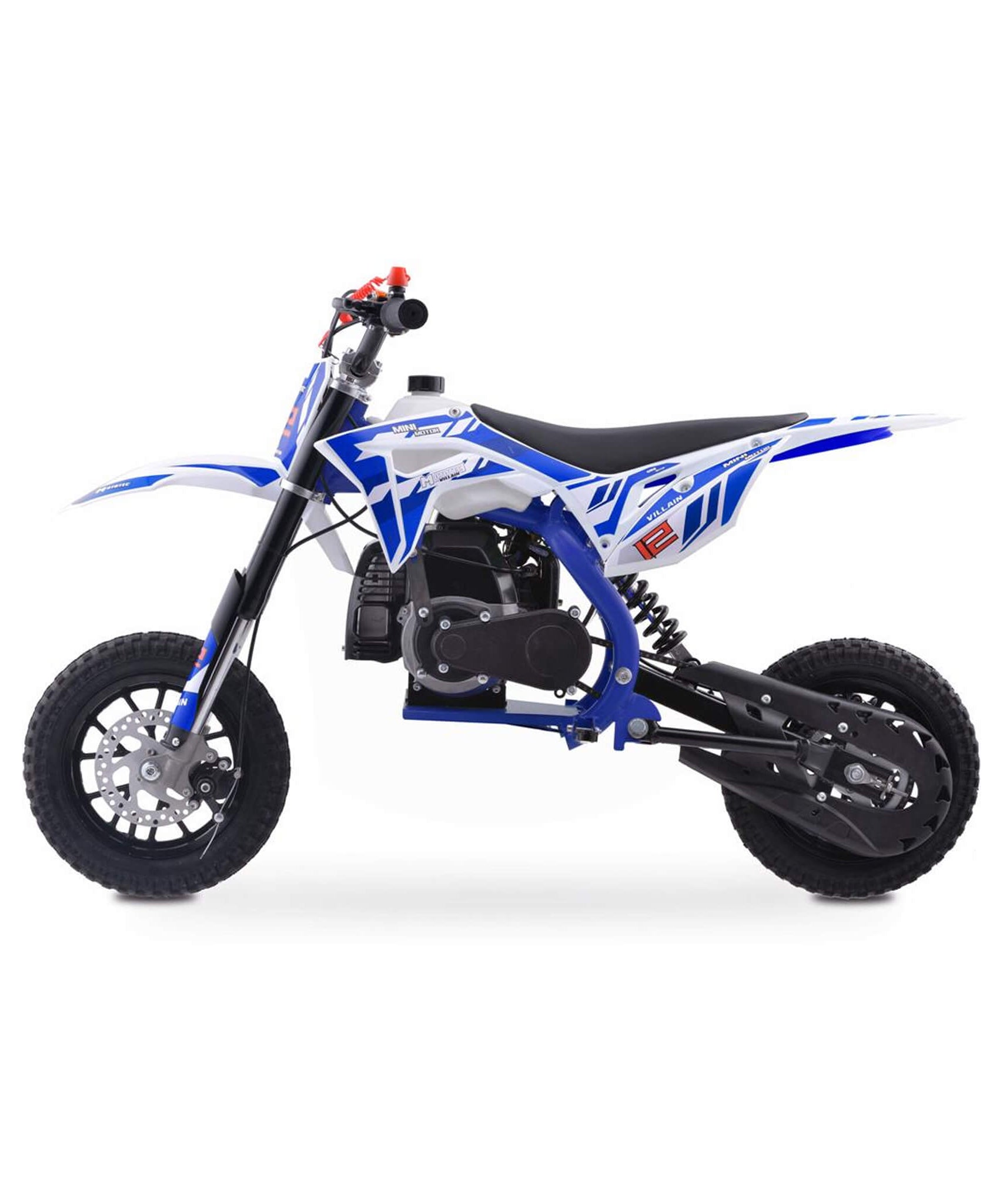 MotoTec Villain 52CC 2-Stroke Kids Gas Dirt Bike (SAK59274)