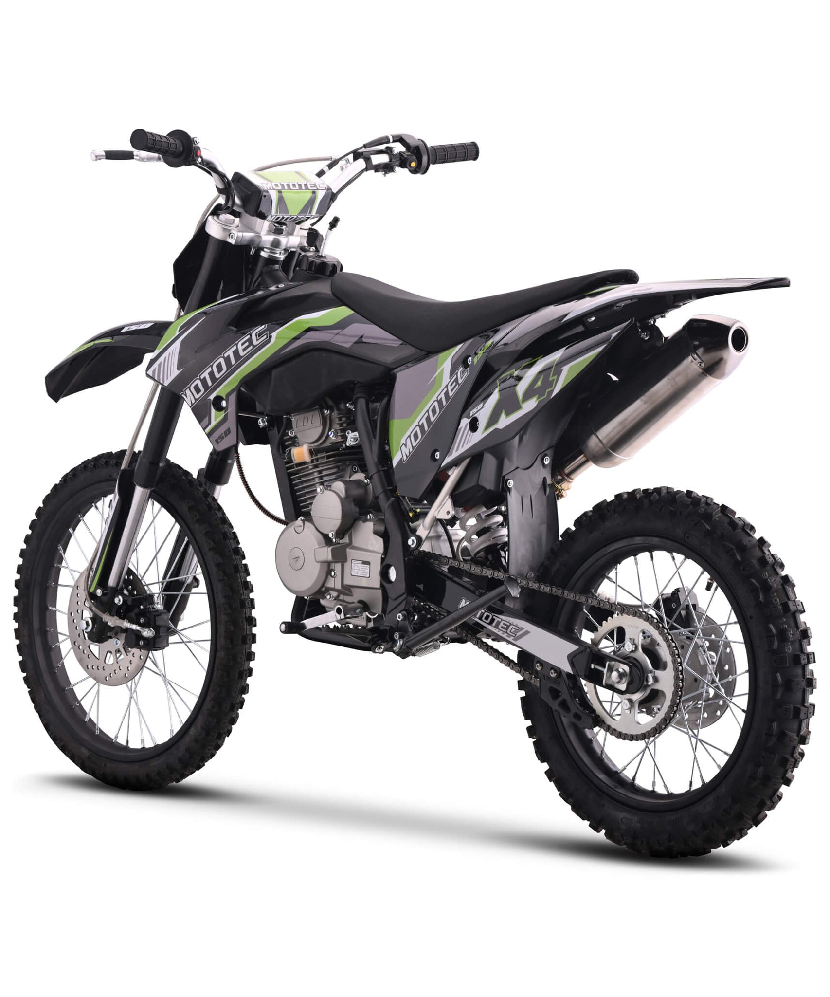 MotoTec X4 150CC 4-Stroke High-Performance Gas-Powered Dirt Bike (SAK95731)