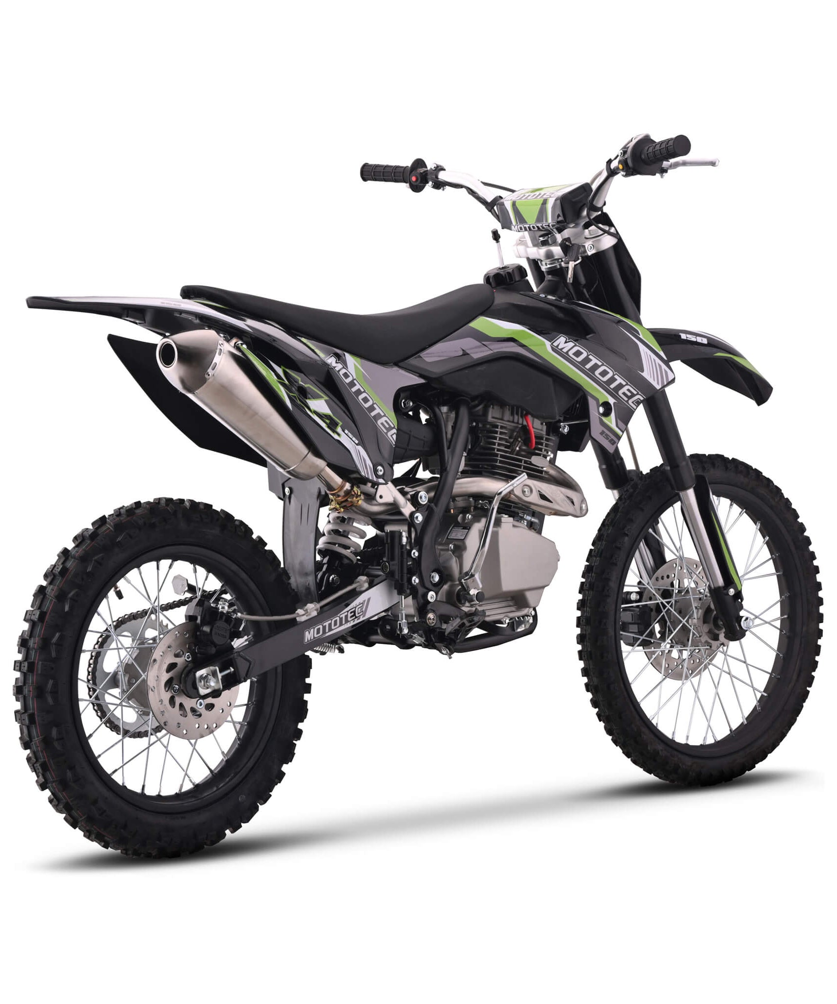 MotoTec X4 150CC 4-Stroke High-Performance Gas-Powered Dirt Bike (SAK95731)
