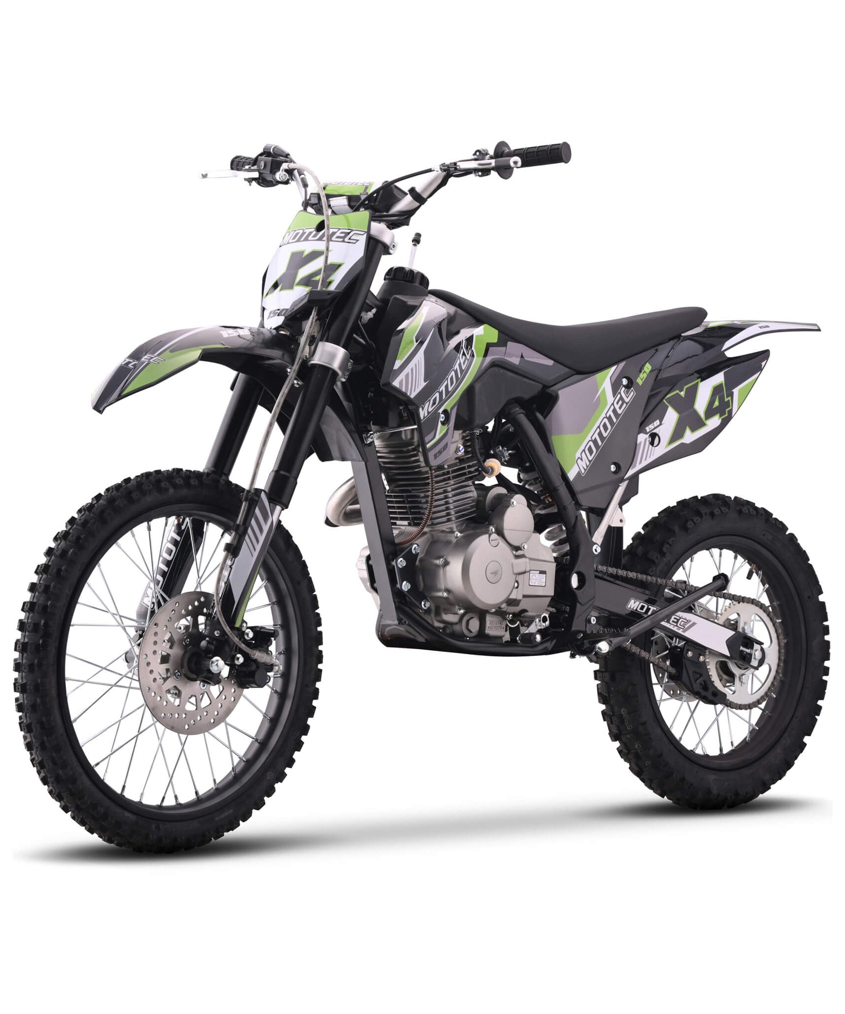 MotoTec X4 150CC 4-Stroke High-Performance Gas-Powered Dirt Bike (SAK95731)