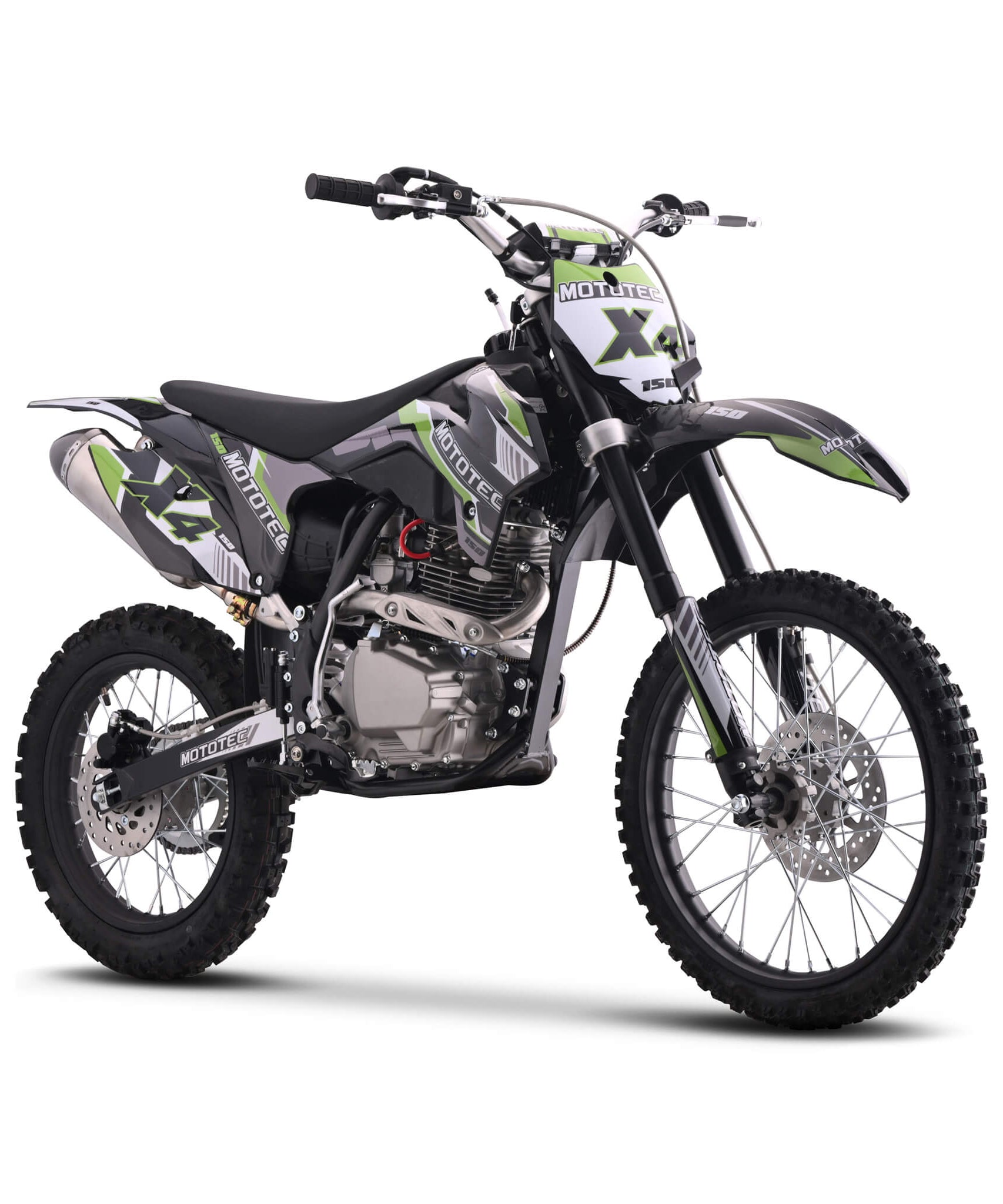 MotoTec X4 150CC 4-Stroke High-Performance Gas-Powered Dirt Bike (SAK95731)